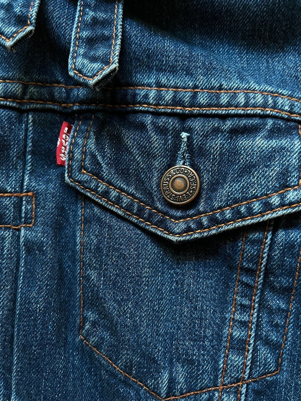 Levi's Levi's 73696 03 Sherpa Boxy Jeans Denim Jacket 2003 Rare Size S / US 4 / IT 40 - 9 Thumbnail