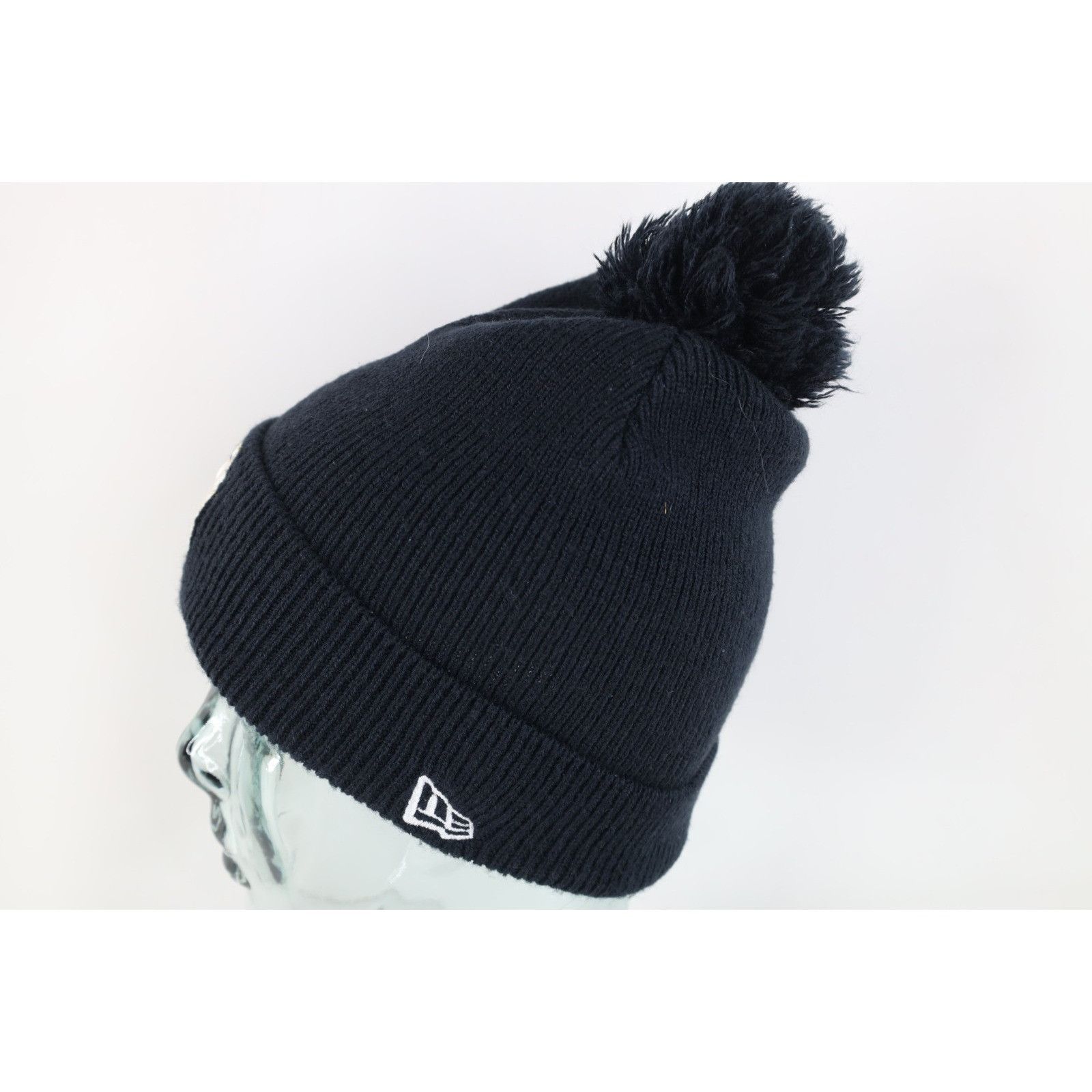 New Era Vintage New Era Notre Dame University Knit Pom Beanie Hat Size ONE SIZE - 3 Thumbnail