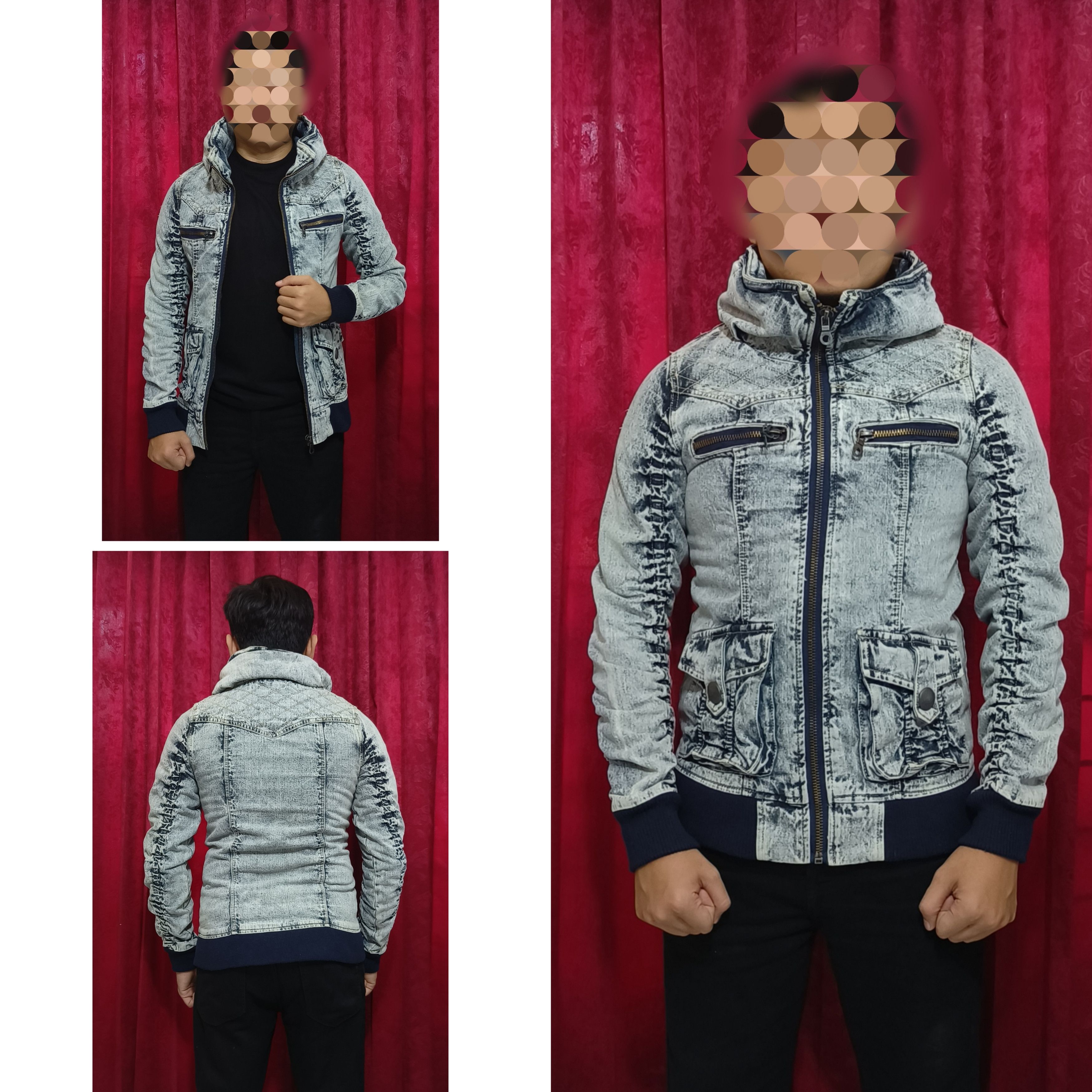 Japanese Brand DIG DEEP Classic Punk Japanese Brand Acid Wash Denim Jacket Size US M / EU 48-50 / 2 - 7 Thumbnail
