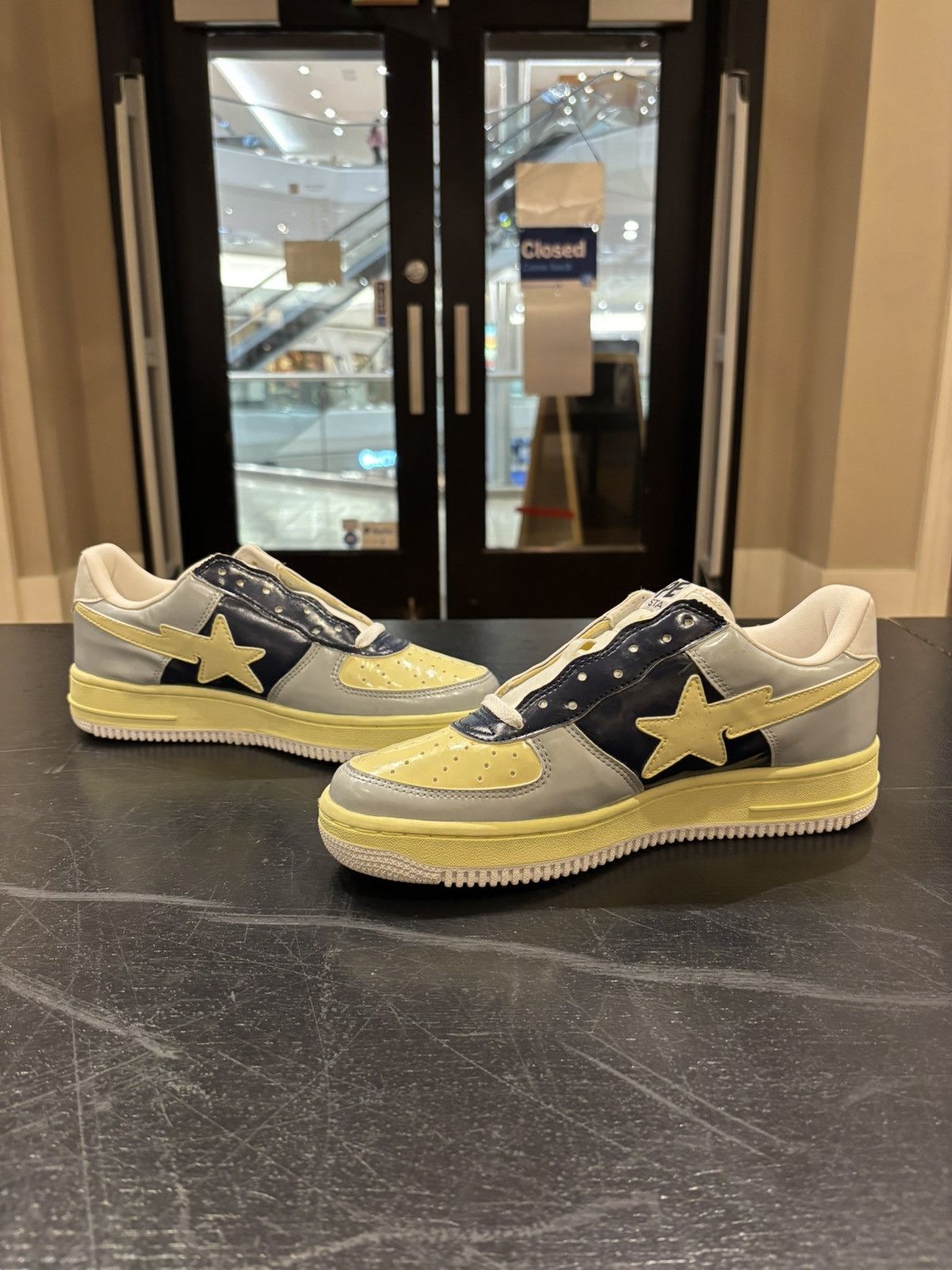 Bape Bapesta FS001 Low Cream/Blue Size US 9.5 / EU 42-43 - 2 Thumbnail