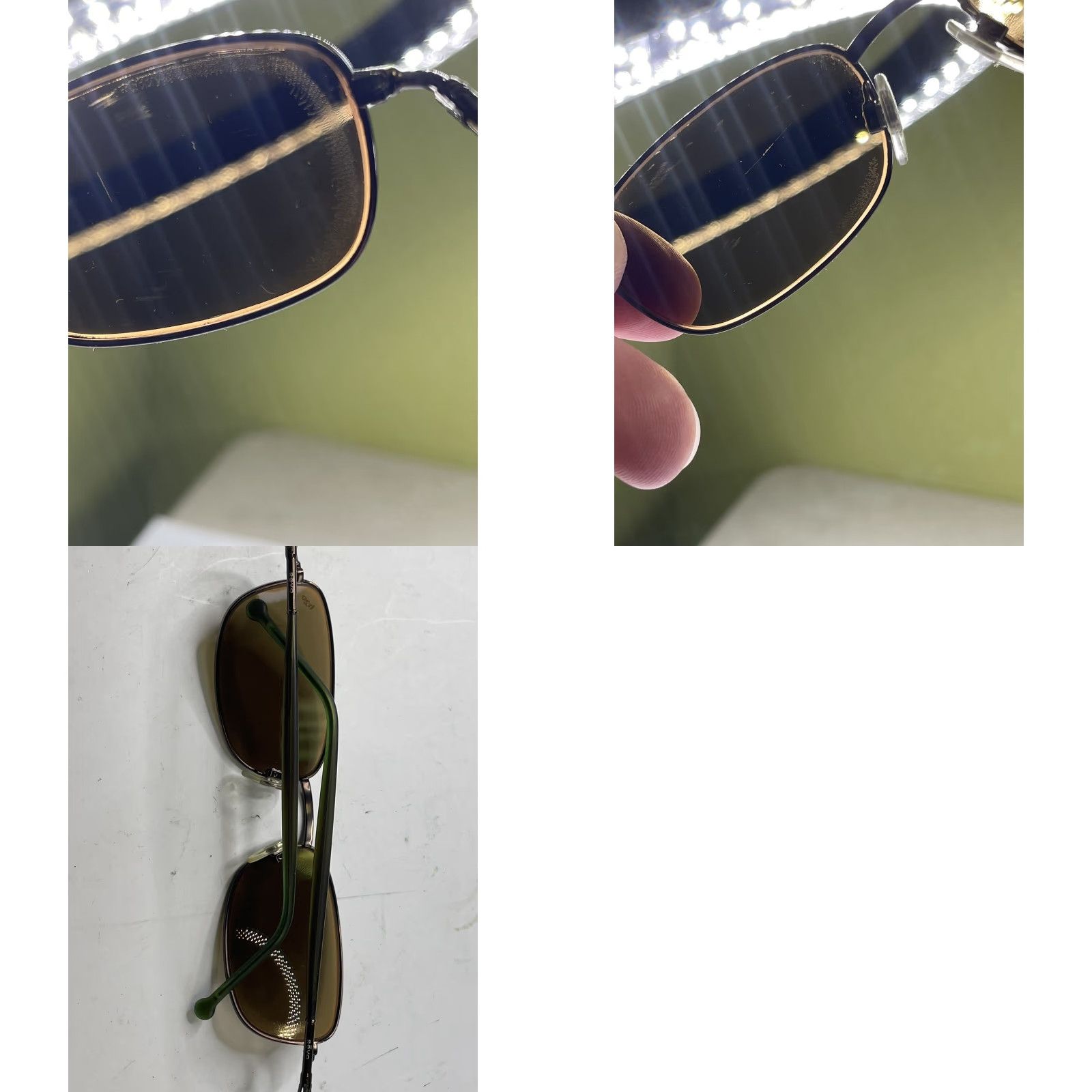 Vintage REVO Sunglasses RE 3013 081-S/61 Polarized Bronze Frame Made In Italy Men Size ONE SIZE - 8 Thumbnail