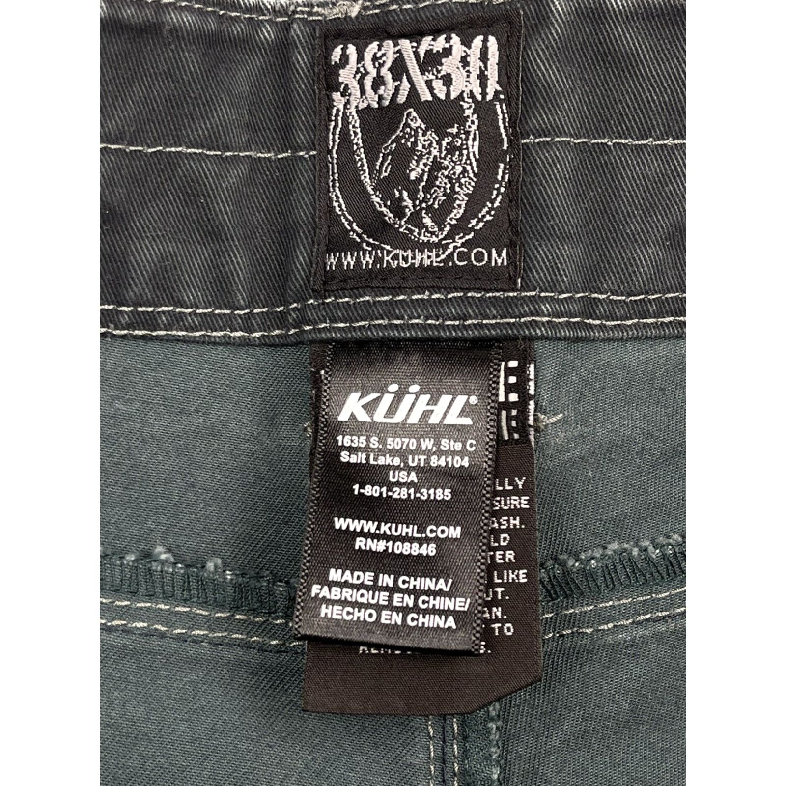 Vintage Kuhl Rydr Blue Hiking Pants 38x30 Men’s Outdoors Regular Fit Cotton Spandex Size US 38 / EU 54 - 2 Thumbnail