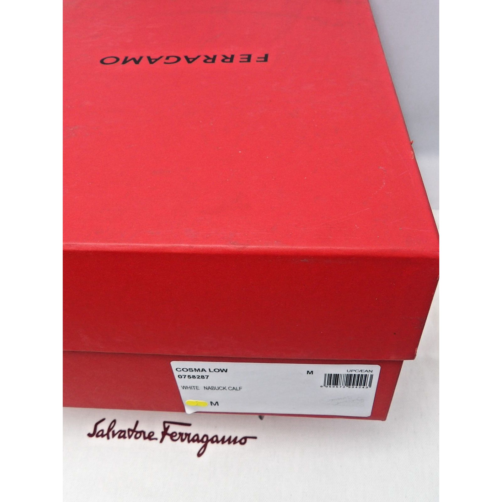 Salvatore Ferragamo FERRAGAMO COSMA LOW WHITE EATHER GANCINI MESH SNEAKERS 13 IT Size US 14 / EU 47 - 12 Thumbnail