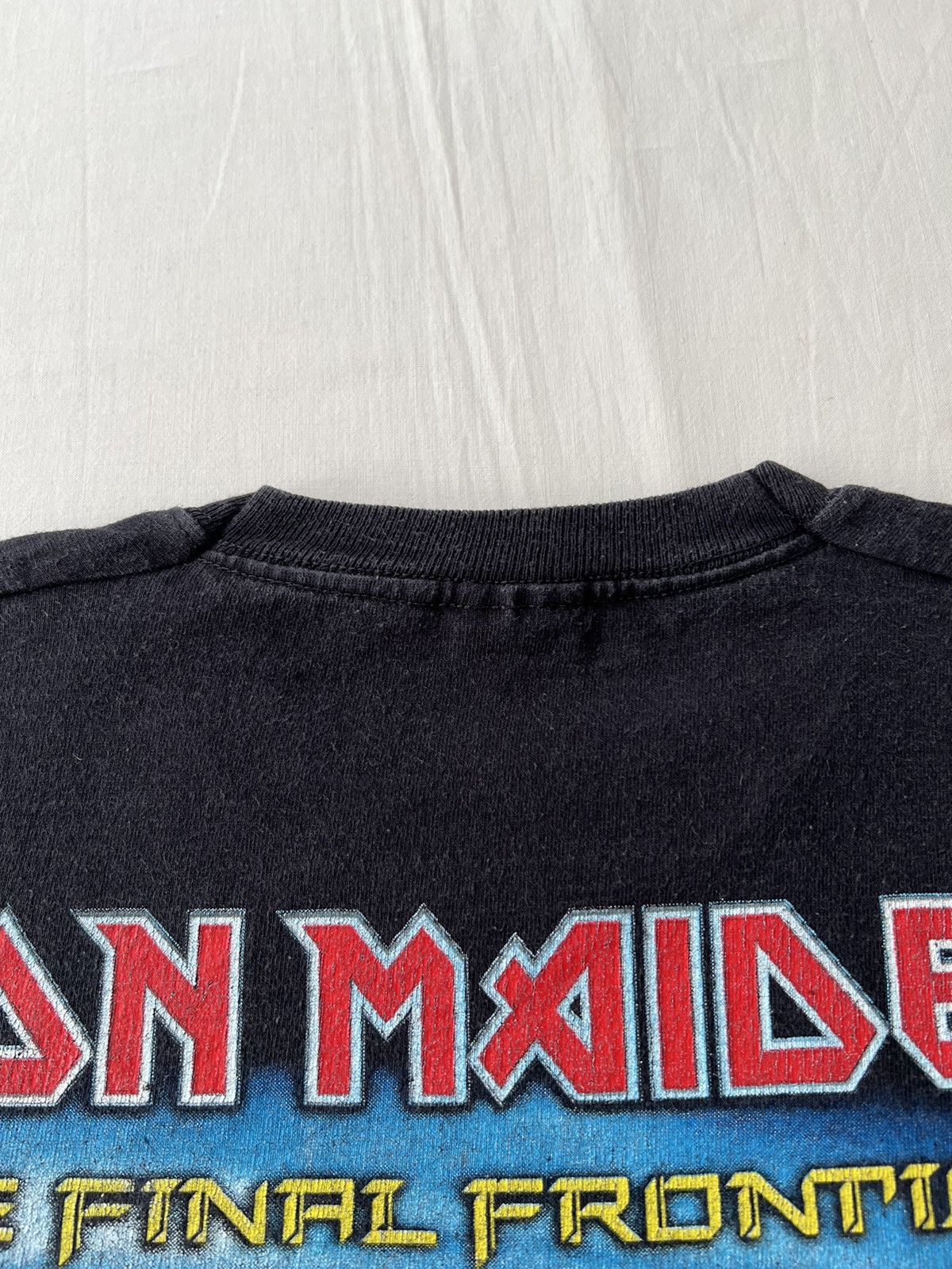 Band Tees Vintage 2010 Iron Maiden The Final Frontier Black T-shirt Size US M / EU 48-50 / 2 - 14 Thumbnail