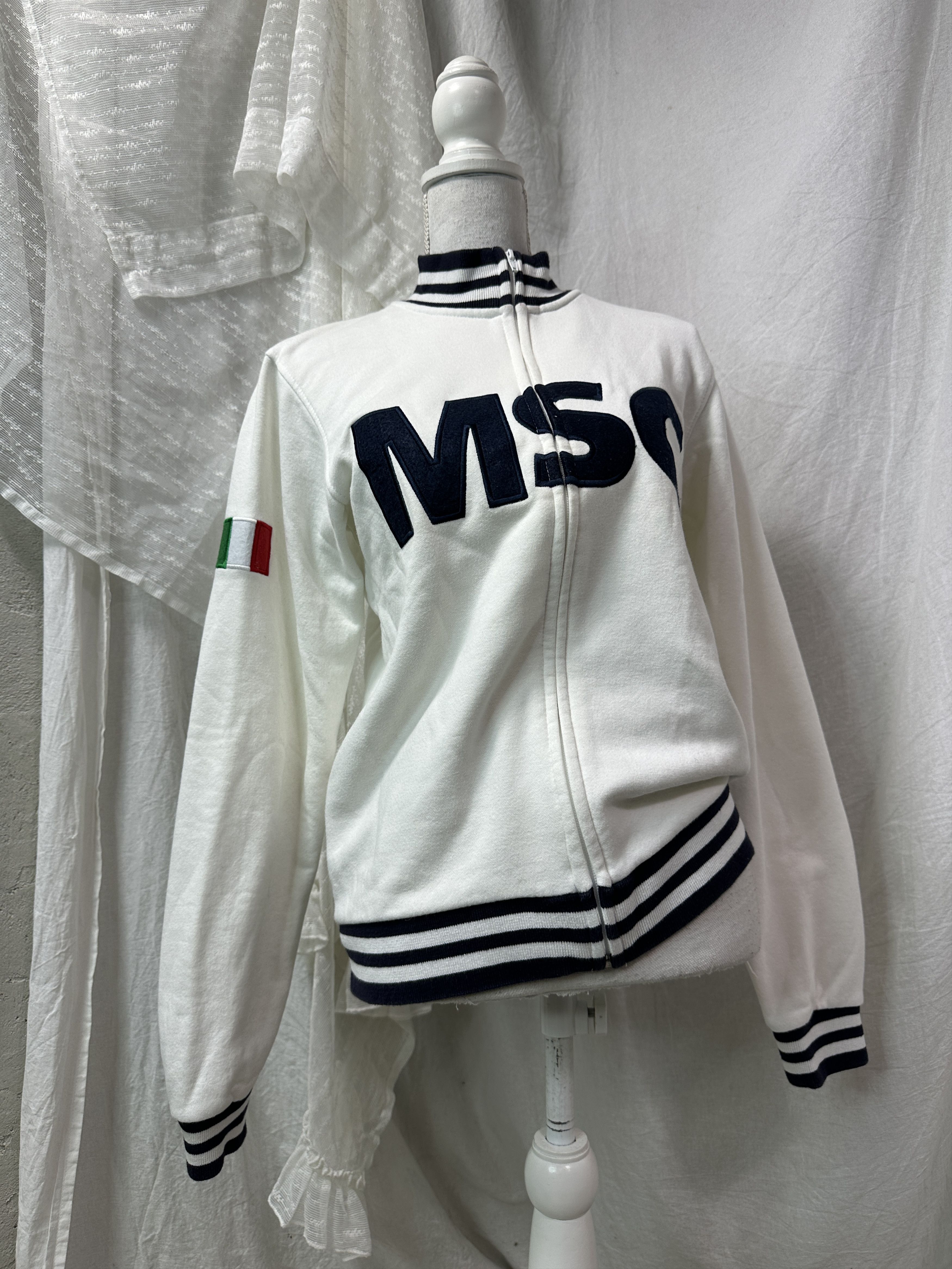 Vintage Vintage Blokecore Sporty MSC Italia Zipped Sweatshirt Y2K Size US M / EU 48-50 / 2 - 1 Thumbnail