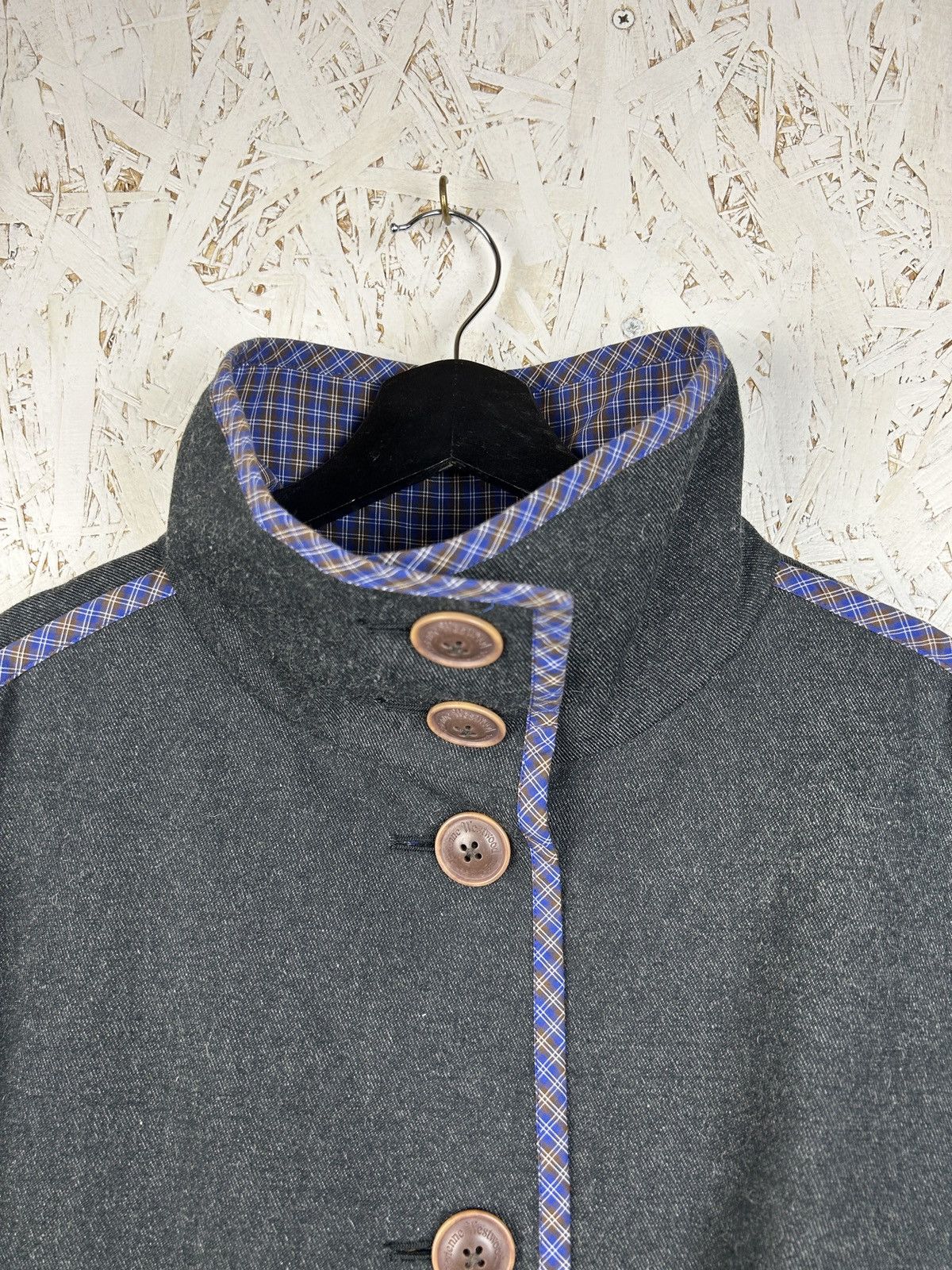 Vivienne Westwood Vivienne Westwood Piping Wool Short Coat Avant Garde Jacket Size M / US 6-8 / IT 42-44 - 2 Thumbnail