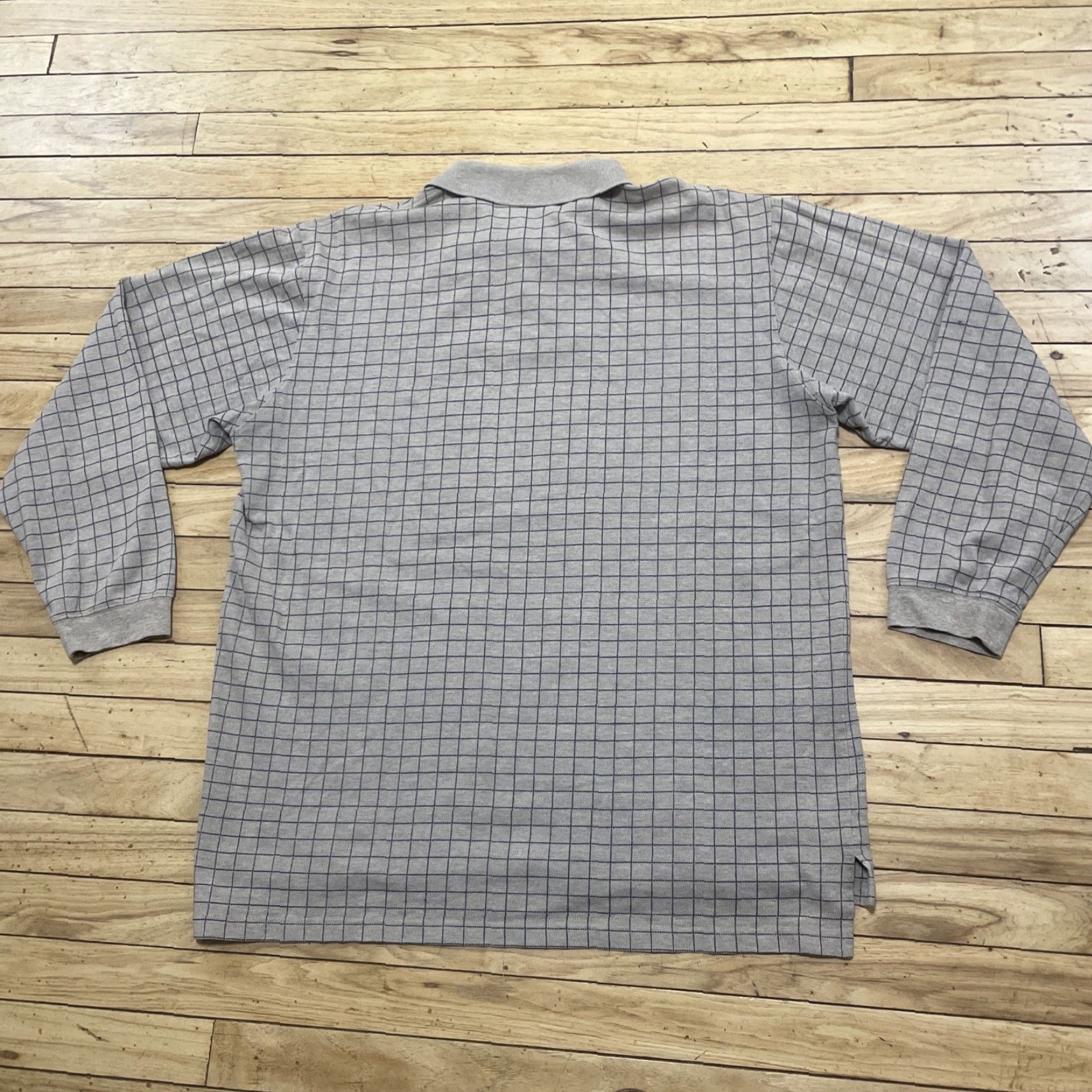 Vintage VINTAGE LL Bean Polo Shirt Men XL Tall Brown Plaid Money XL-Tall XLT Rugby Sweater Polo Shirt Size US XL / EU 56 / 4 - 2 Thumbnail
