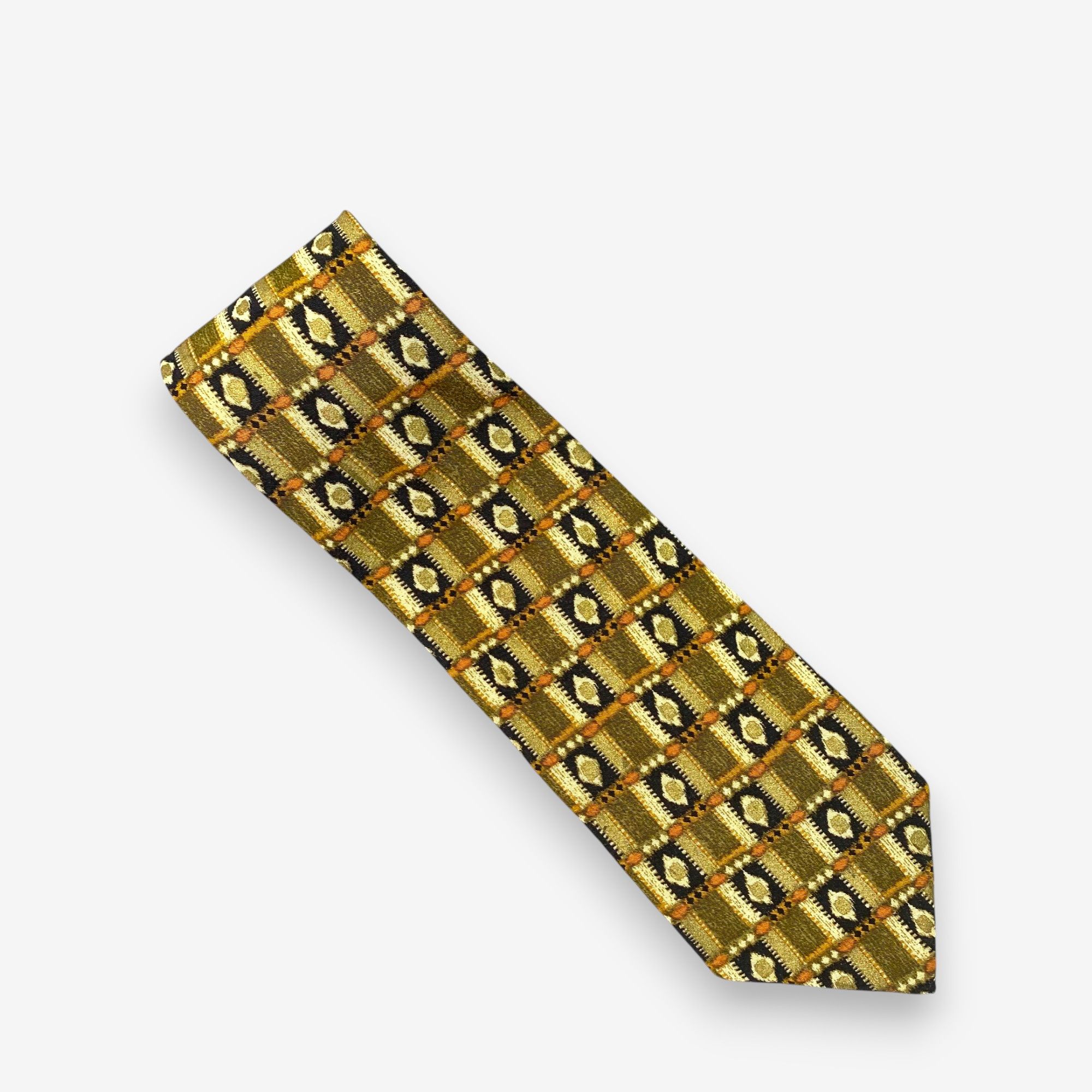 Ermenegildo Zegna Vintage Ermenegildo Zegna SILK Necktie Cravate Pure Silk Size ONE SIZE - 2 Thumbnail