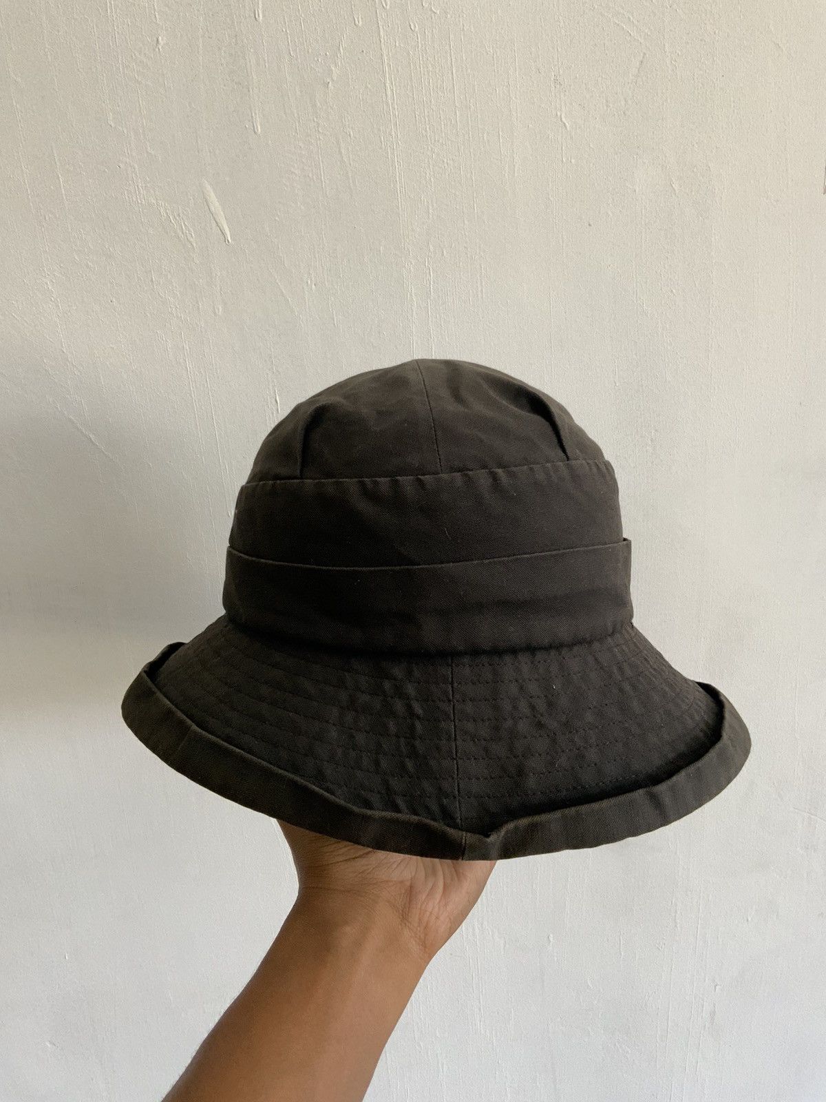 Japanese Brand Top Valu Fade Black Outdoor Bucket Hat Size ONE SIZE - 4 Thumbnail