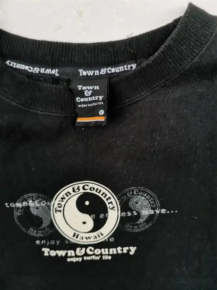 Japanese Brand Rare!!! Town & Country Sweatshirt Size US L / EU 52-54 / 3 - 3 Thumbnail