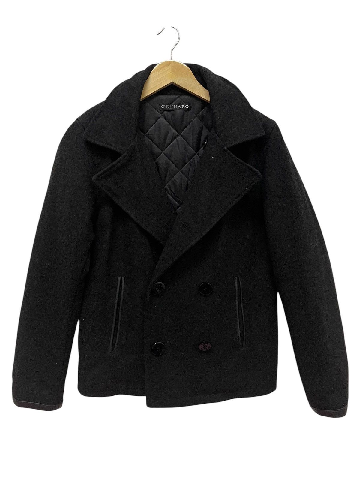 VINTAGE GENNARO PEA COAT DOUBLE BREAST JACKET