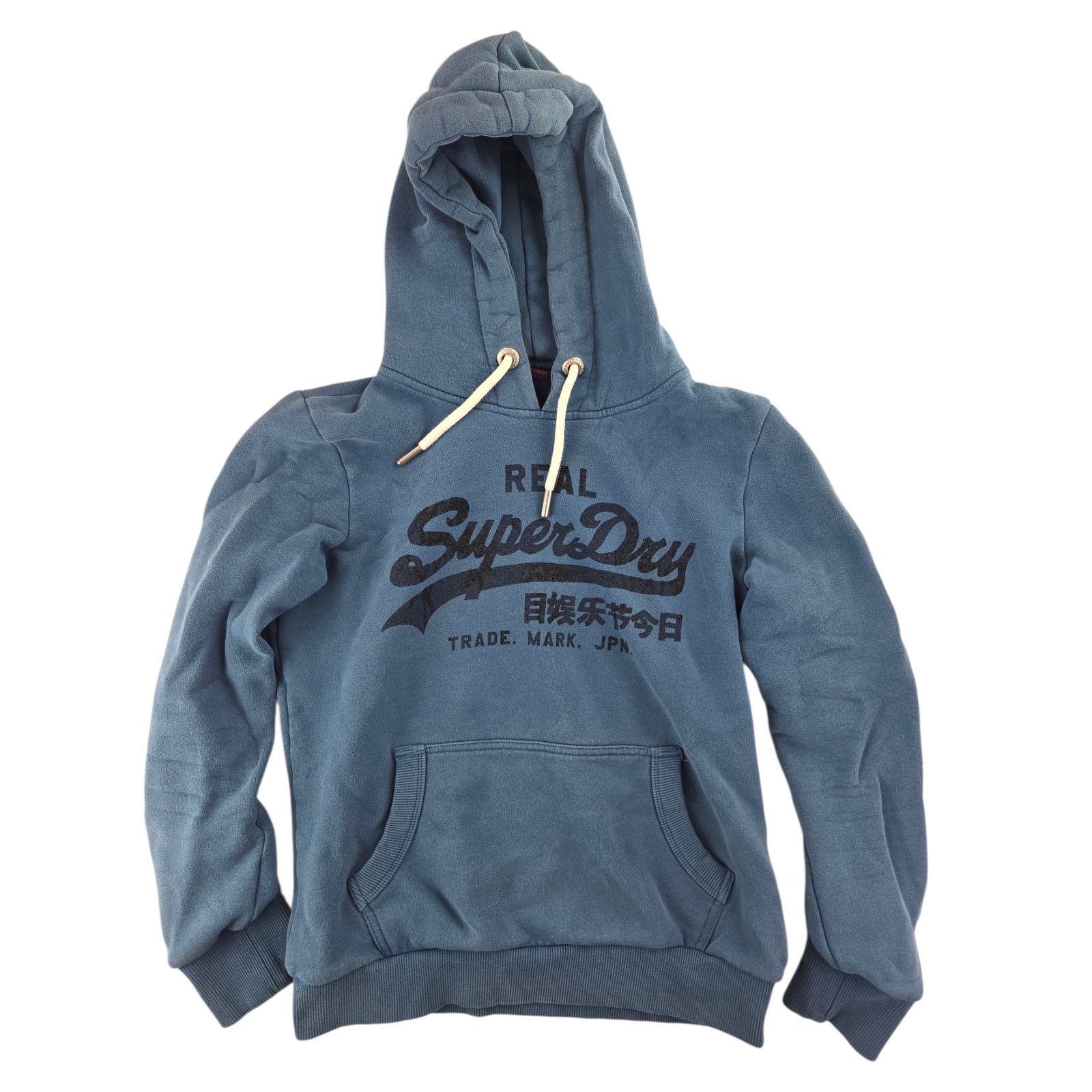 Superdry SuperDry | Blue Sparkly Pullover Hoodie | Size 6 (Small) Size M / US 6-8 / IT 42-44 - 1 Thumbnail