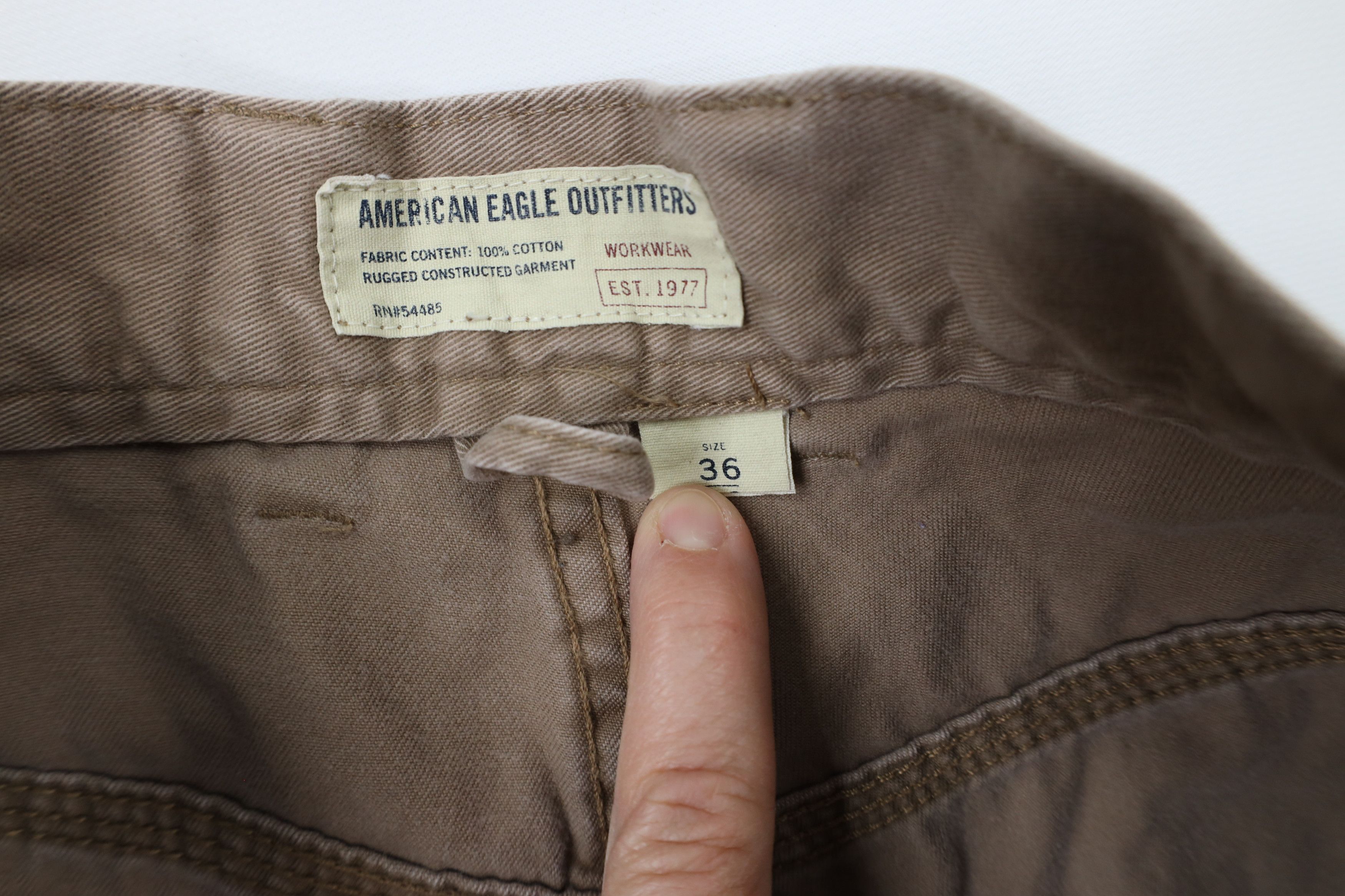 American Eagle Outfitters × Vintage Vintage American Eagle Outfitters Workwear Carpenter Pants Size US 36 / EU 52 - 6 Thumbnail