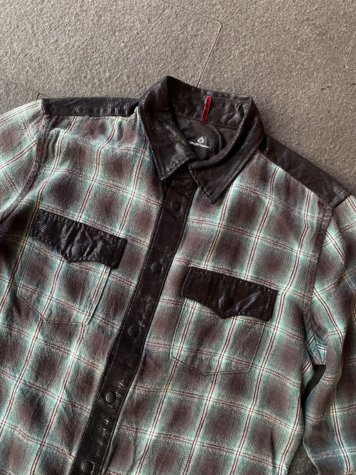 Japanese Brand 291295=homme snakeskin flannelshirt Size US L / EU 52-54 / 3 - 4 Thumbnail