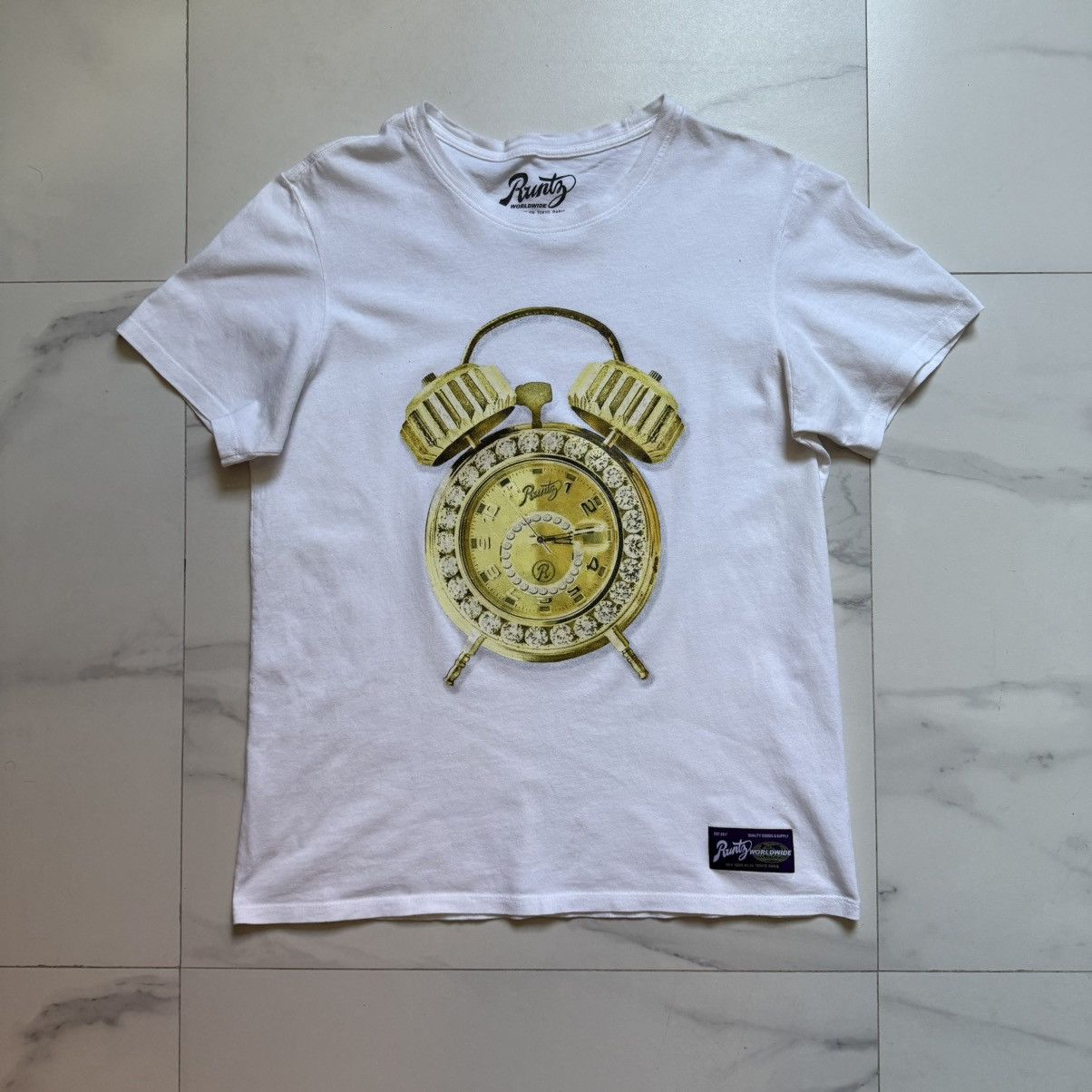 Other Runtz Worldwide Clock T-Shirt Size US M / EU 48-50 / 2 - 2 Thumbnail