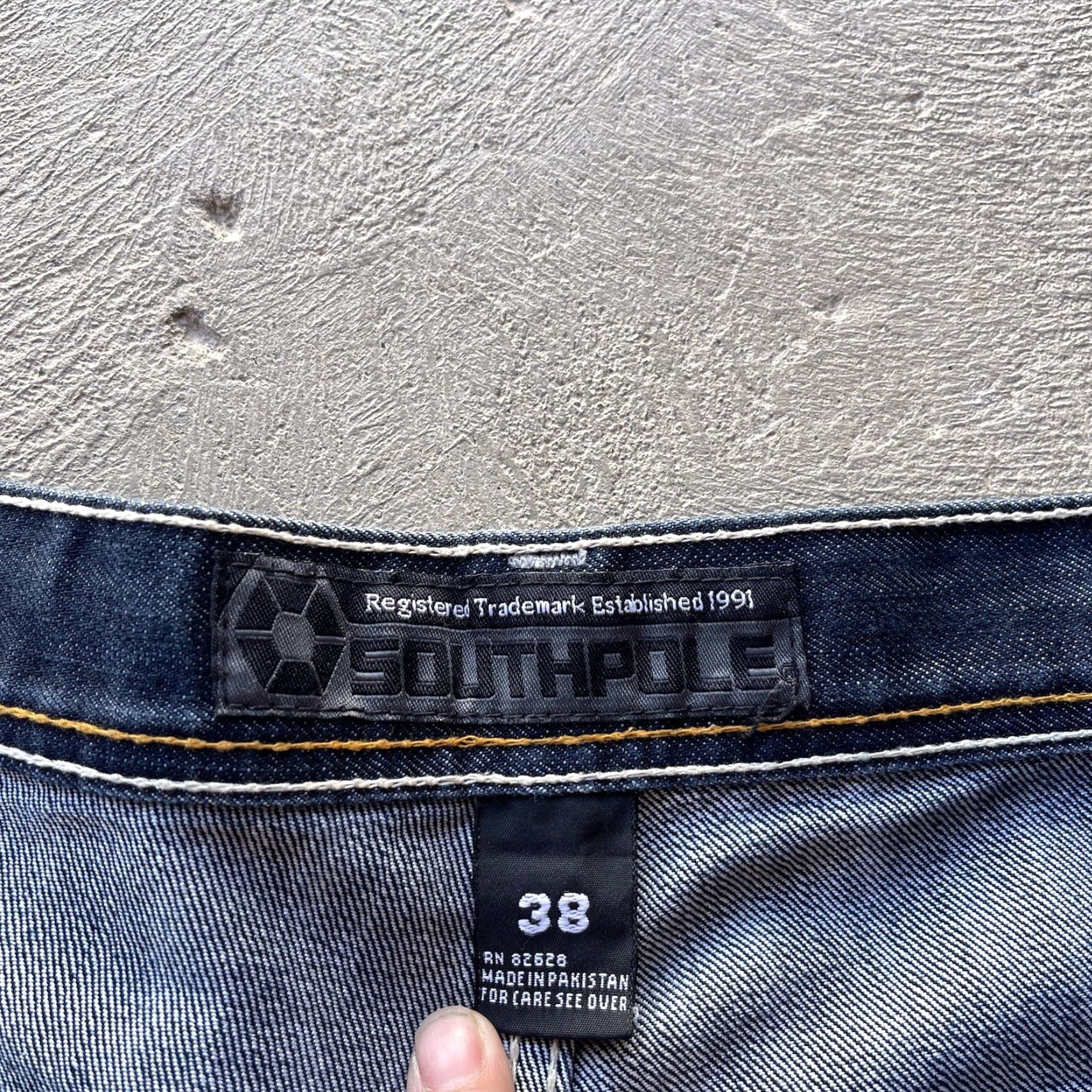 Southpole Vintage Southpole Jeans Mens 38x30 Blue Baggy Loose Denim Pants Stretch Y2K Size US 38 / EU 54 - 7 Thumbnail