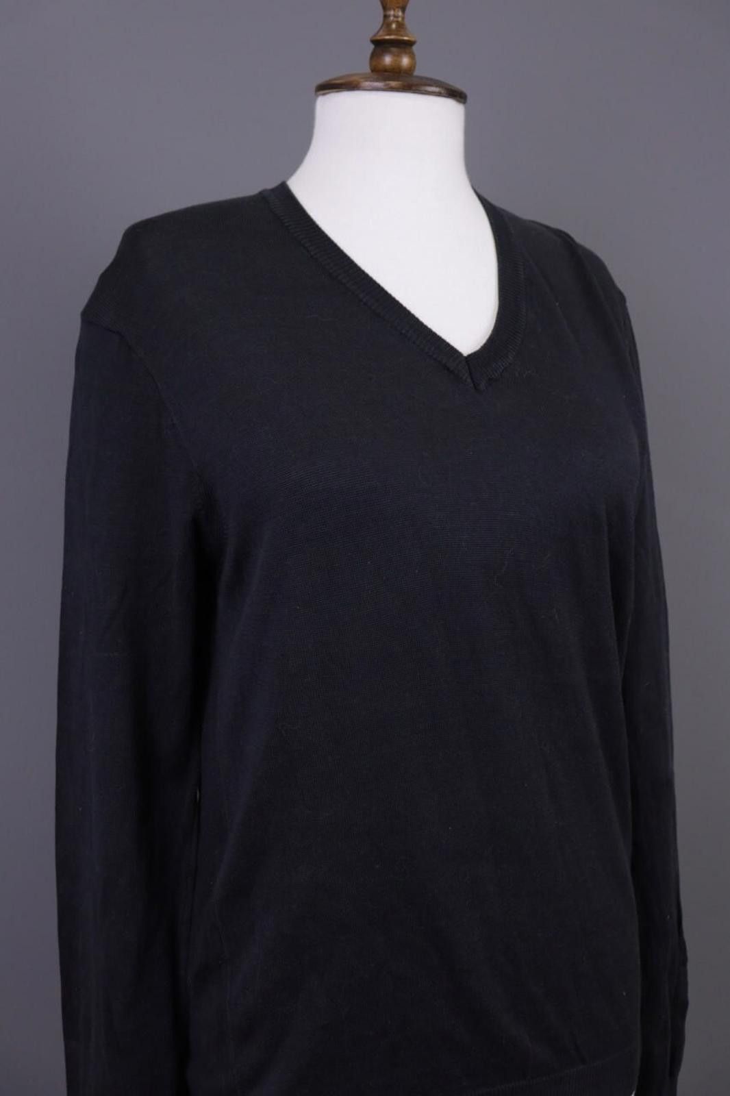 J.Crew J.Crew Black V-Neck Jumper Knit Sweater Size M Size M / US 6-8 / IT 42-44 - 5 Thumbnail