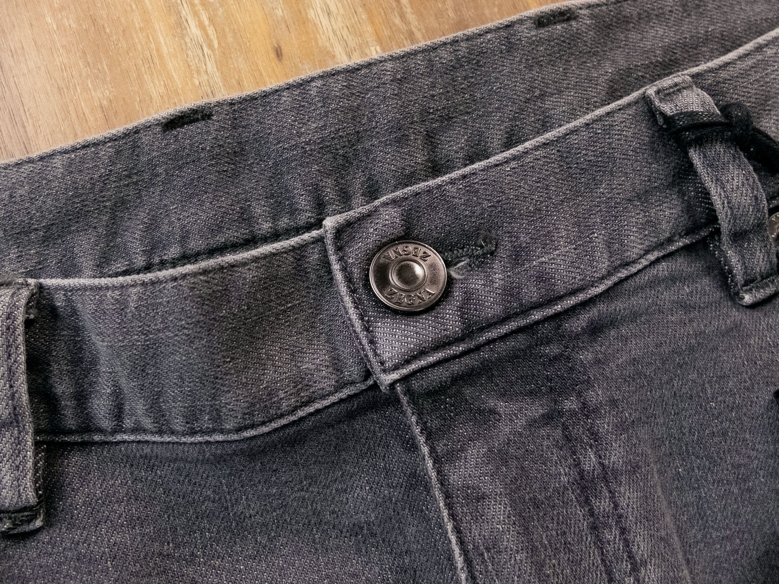Ermenegildo Zegna ZEGNA 2025 Collection gray straight leg jeans Size 35 Size US 35 - 7 Thumbnail