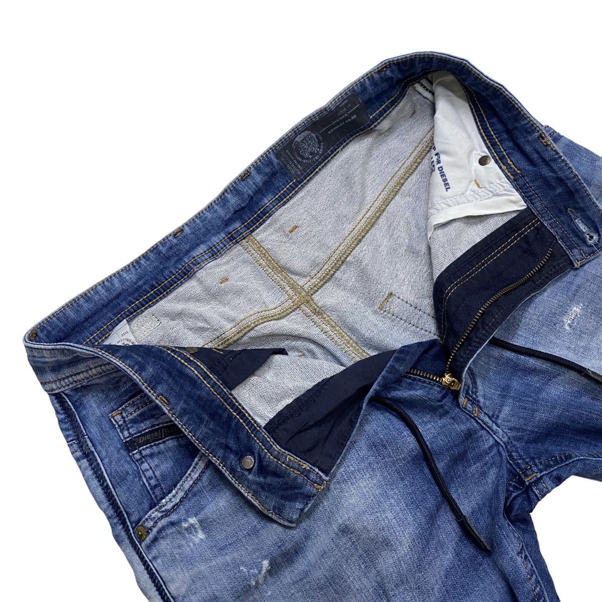 Diesel DIESEL JOGGER PANT DISTRESSED PATCHWORK DESIGN Size US 30 / EU 46 - 6 Thumbnail