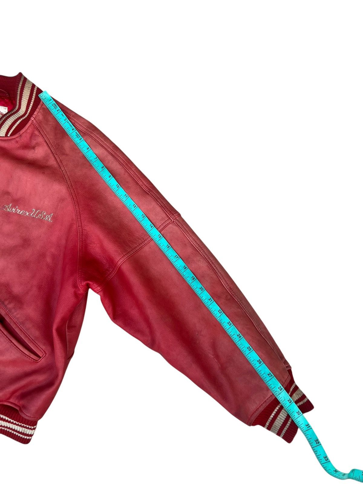 Avirex 90s Avirex Muddy Patina Leather Flight Jacket Military Size US M / EU 48-50 / 2 - 12 Thumbnail