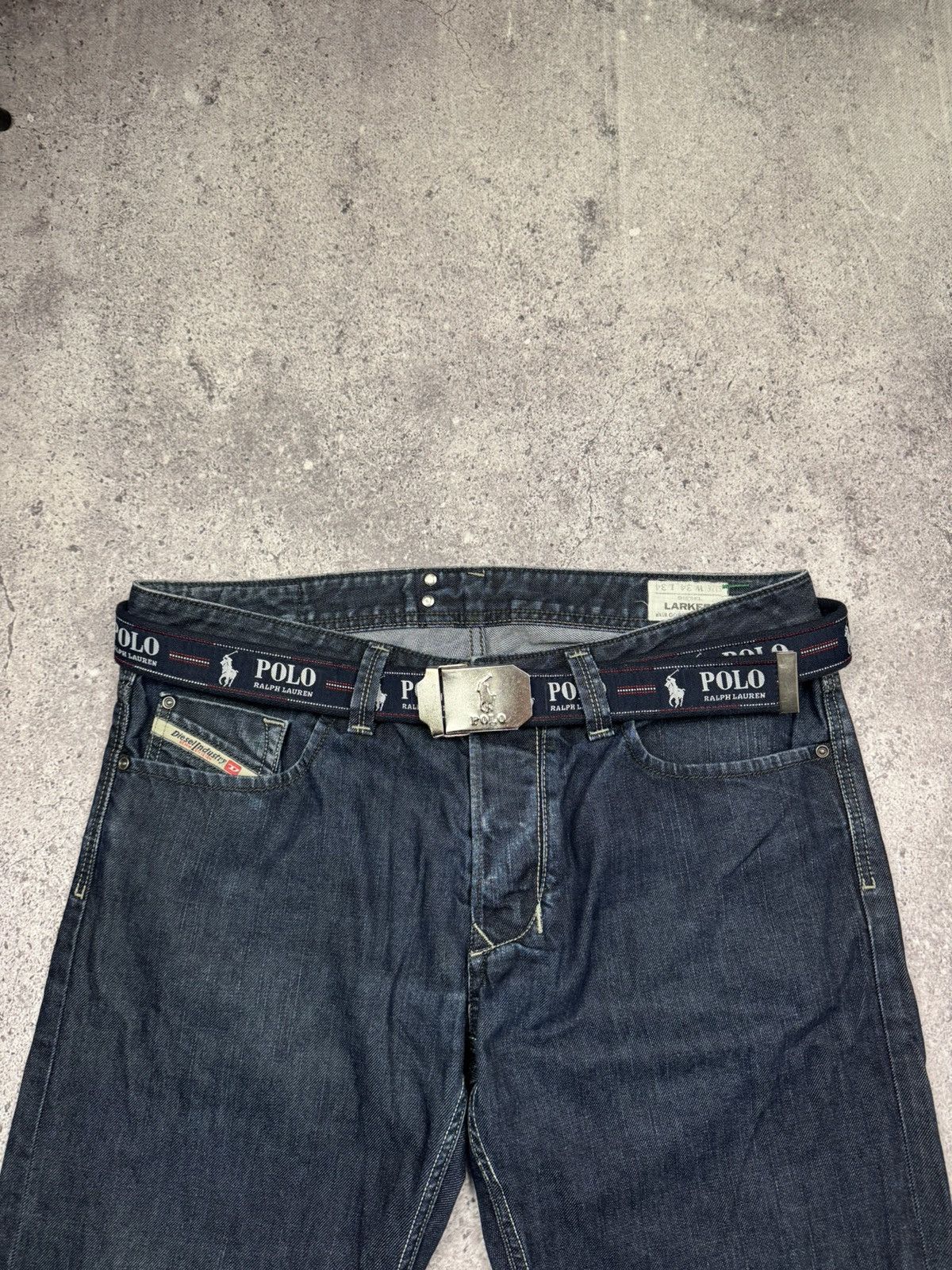 Polo Ralph Lauren Vintage Polo Ralph Lauren Monogram Y2K Big Logo Belt Japan Size ONE SIZE - 1 Thumbnail