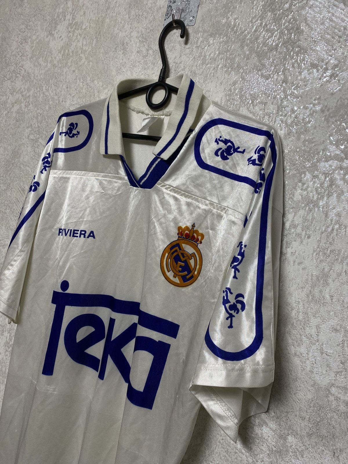 Rivieras Real Madrid very rare vintage soccer jersey 90s Size US XL / EU 56 / 4 - 3 Thumbnail