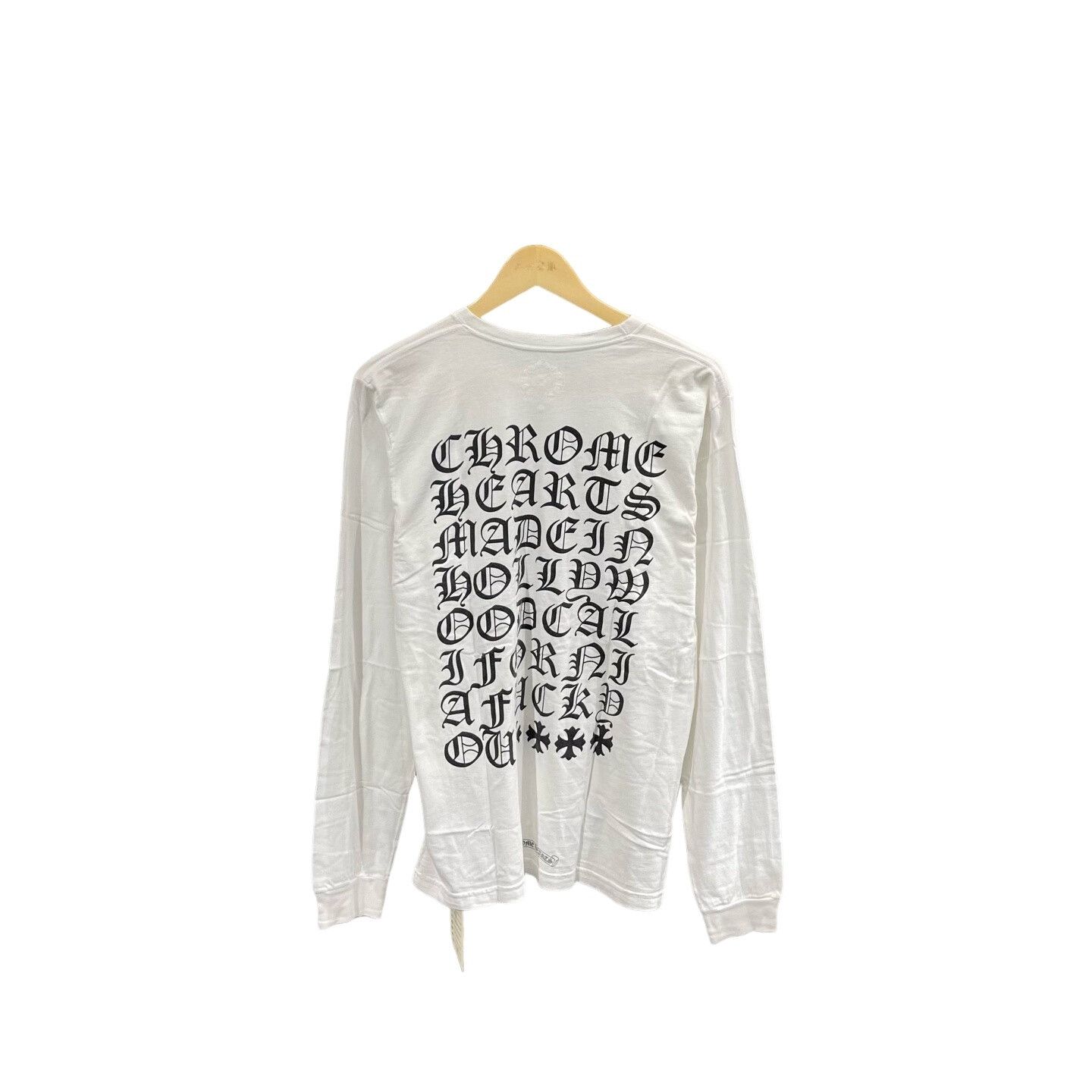 Chrome Hearts Chrome Hearts Script Logo Long Sleeve White M Size US M / EU 48-50 / 2 - 1 Thumbnail