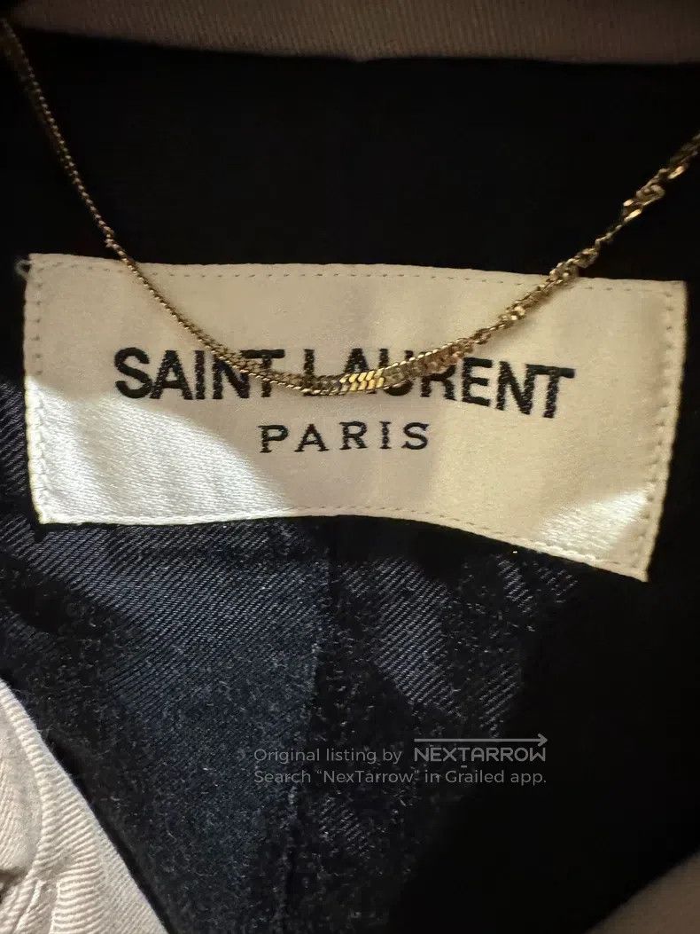 Saint Laurent Paris Saint Laurent Paris Trench Coat Jacket Size XS / US 0-2 / IT 36-38 - 5 Thumbnail
