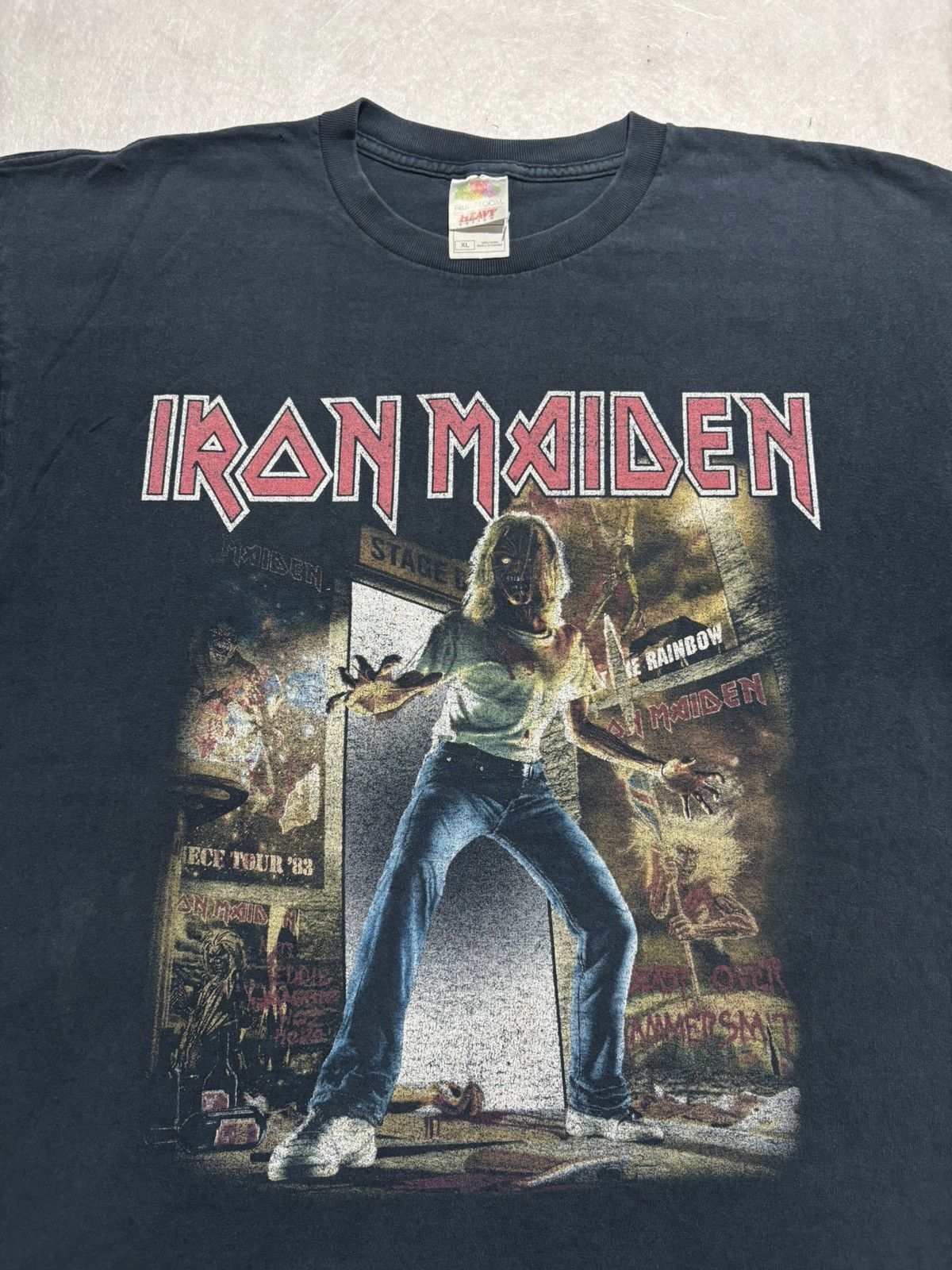 Iron Maiden Vintage Iron Maiden Tshirt Size US XL / EU 56 / 4 - 3 Thumbnail