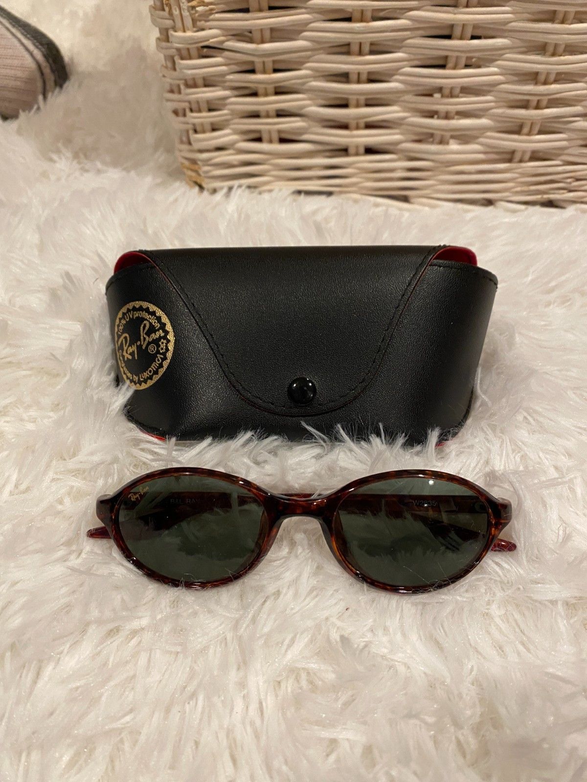 RayBan Vintage B&L Ray Ban W2835 Cherry Tortoise G15 Glass Side St Size ONE SIZE - 3 Thumbnail