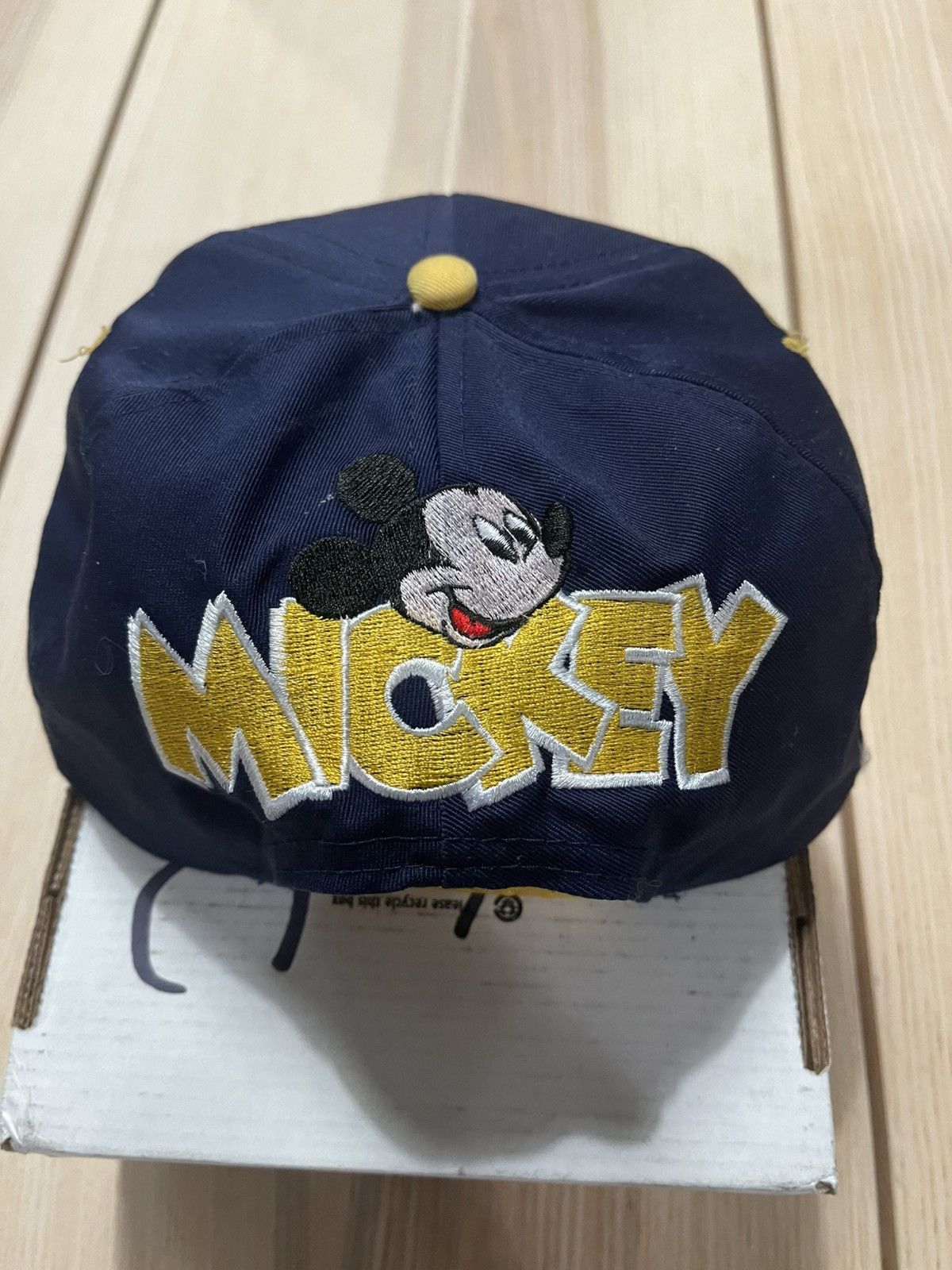 Disney Vintage Disney Mickey Mouse “M” Spellout SnapBack Hat Size ONE SIZE - 3 Thumbnail