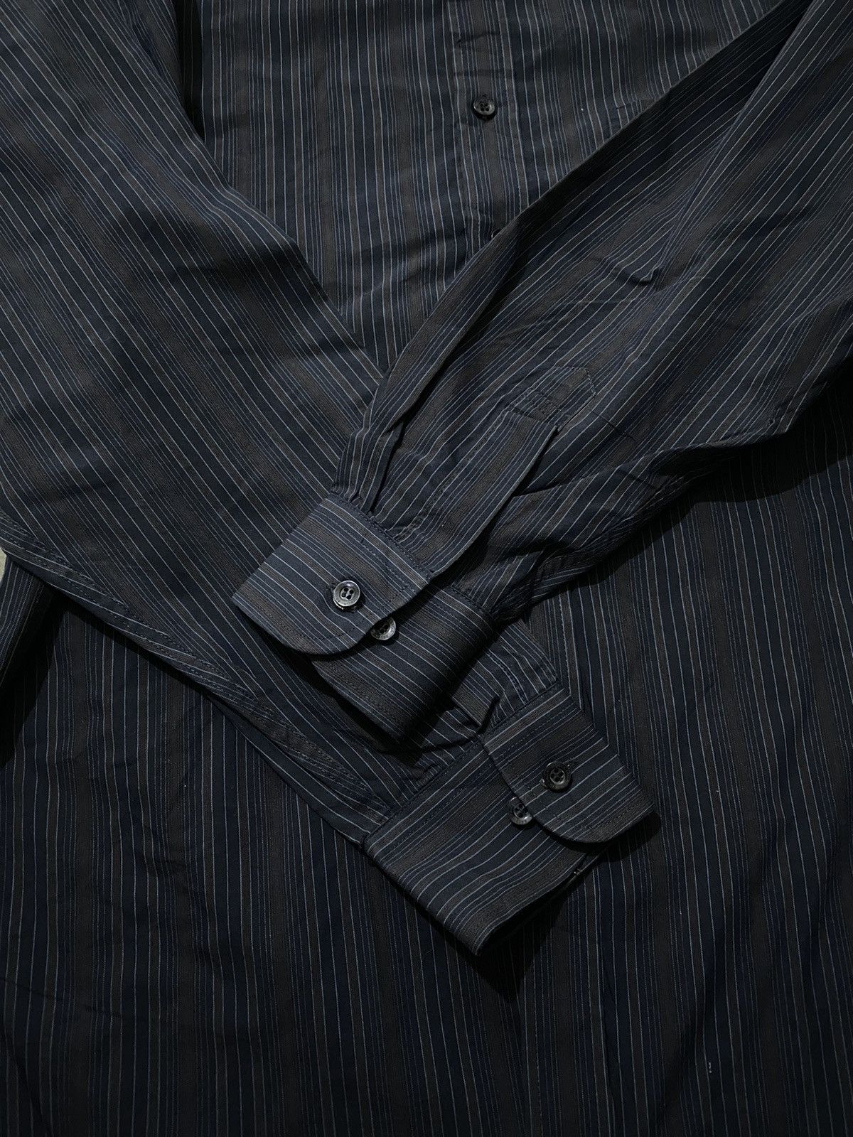 Balenciaga Vintage Balenciaga BB striped shirt Size US L / EU 52-54 / 3 - 4 Thumbnail