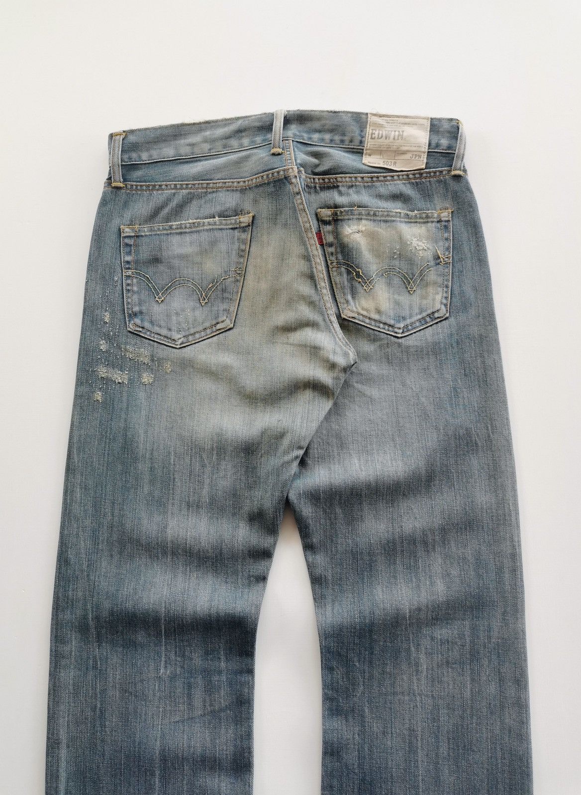 Edwin Vintage Edwin Distressed Denim Jeans A582 Size US 34 / EU 50 - 5 Thumbnail
