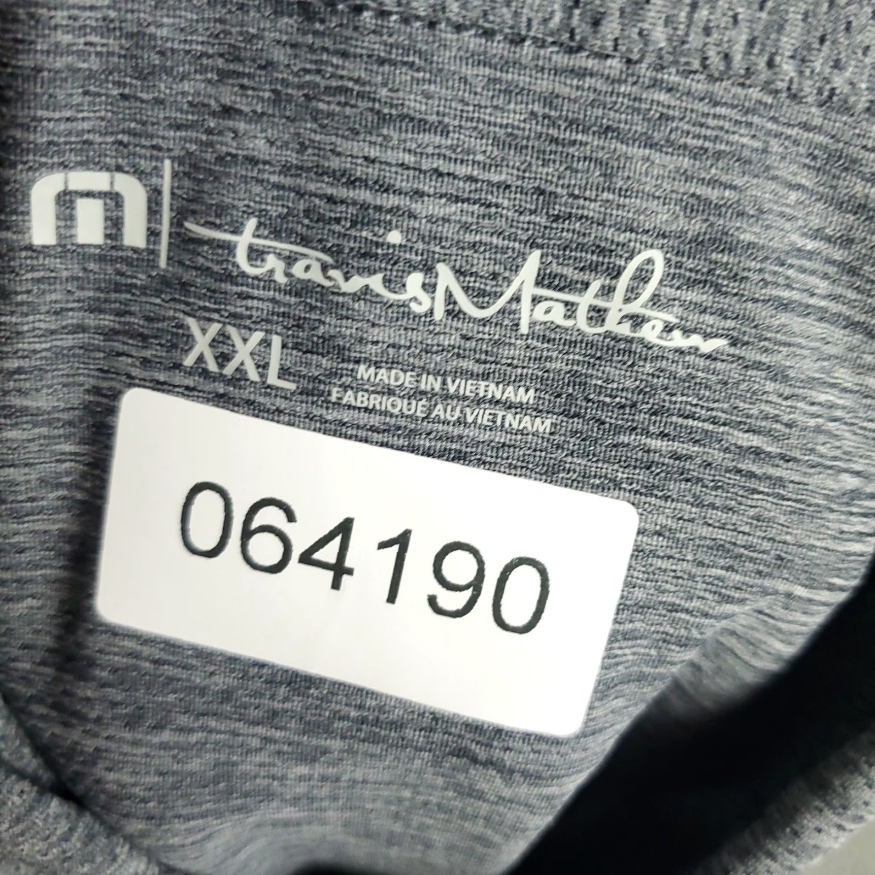 TravisMathew Travis Mathew Polo Shirt Size 2XL Mens Gray Polyester Golf Short Sleeve Size US XXL / EU 58 / 5 - 6 Thumbnail