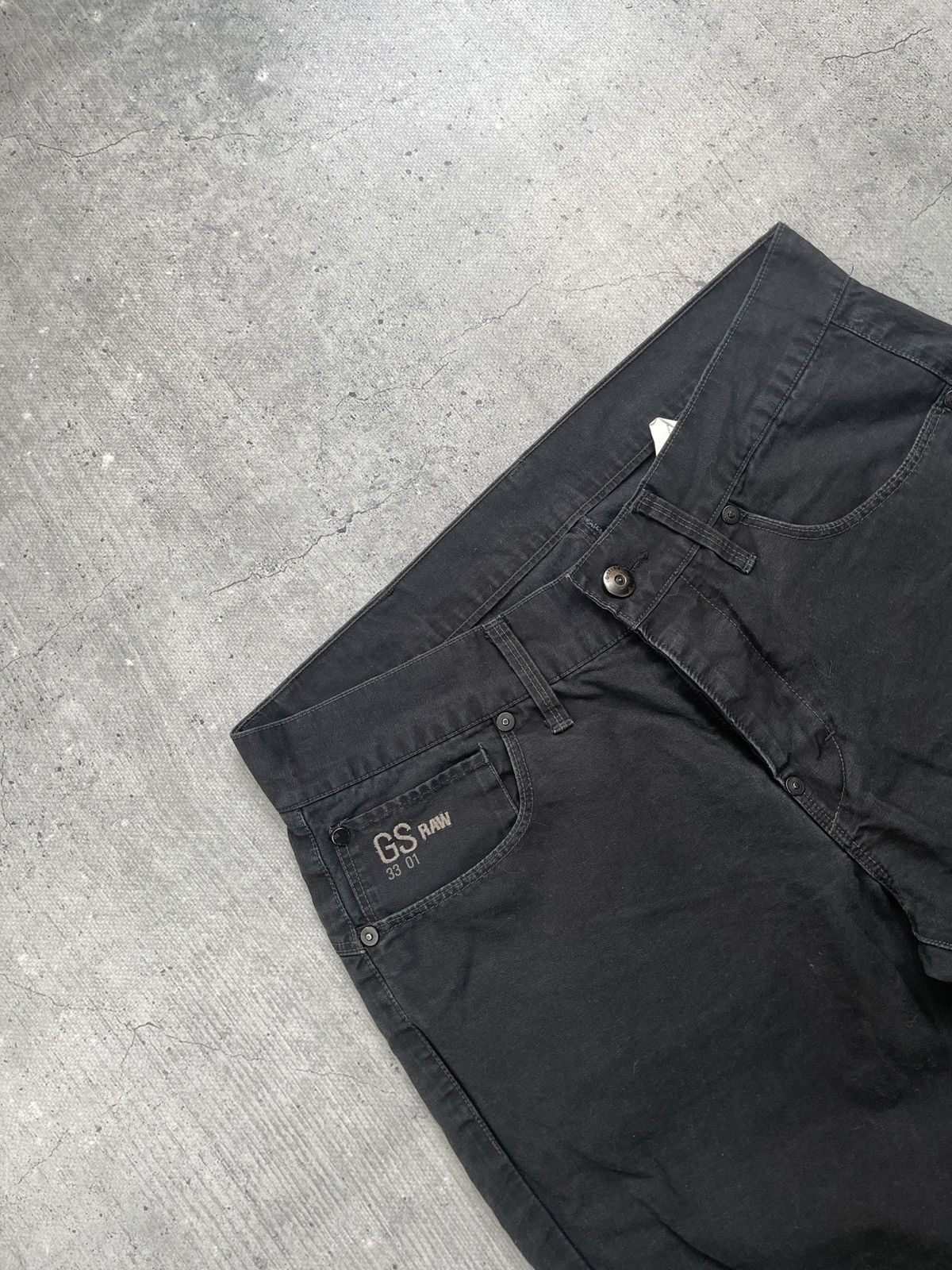 G-Star × Japanese Brand Vintage pants G Star Raw y2k denim flared baggy Japan style Size US 34 / EU 50 - 6 Thumbnail