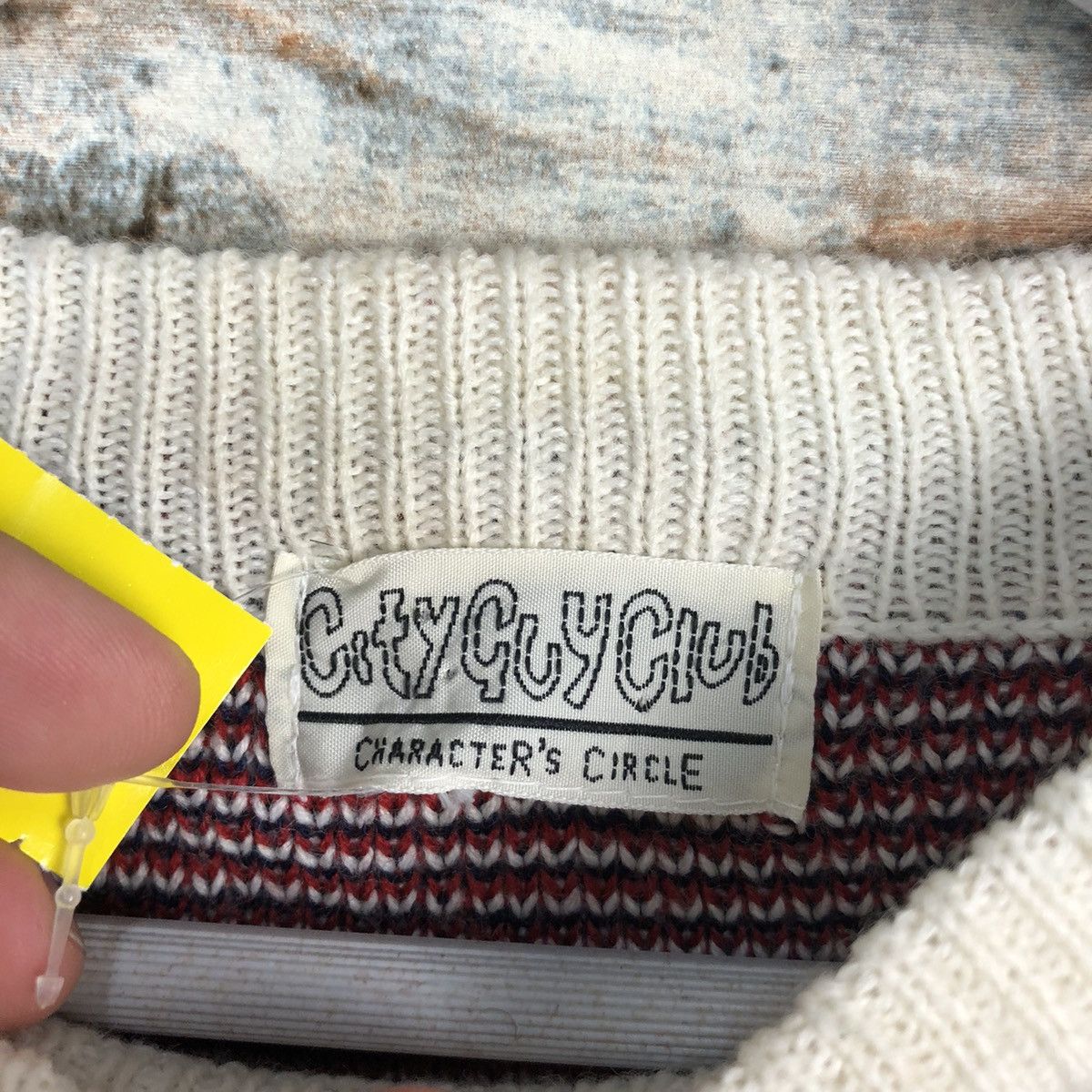 Vintage DLL City Guy Club cartoon japan vintage Grey Knitwear #C167 Size US M / EU 48-50 / 2 - 10 Thumbnail