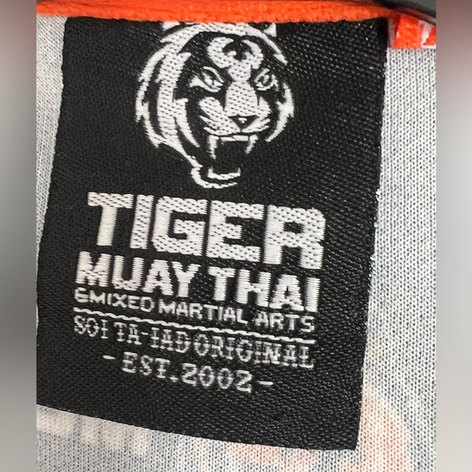 Other Tiger Muay Thai Shirt Black Retro Rash Guard Thailand XXS Size US XXS / EU 40 - 5 Thumbnail