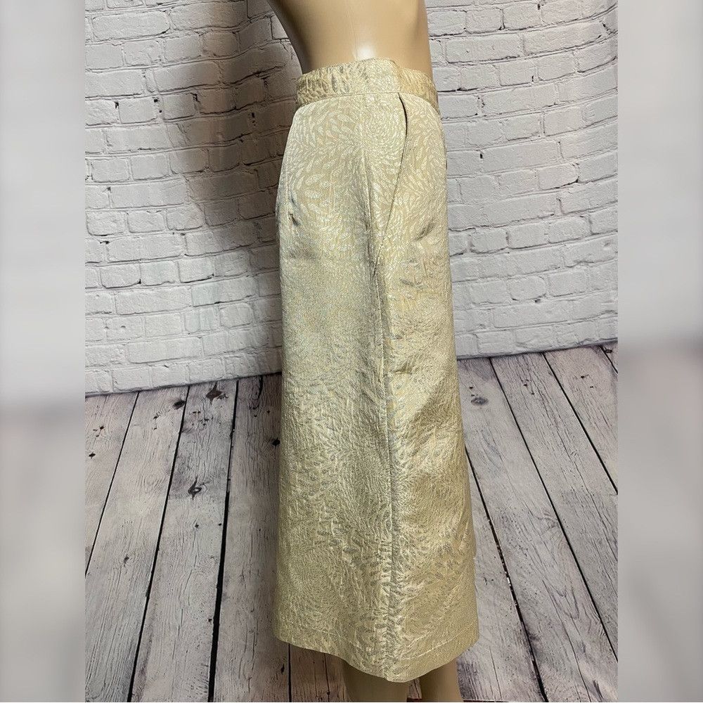 Other Tucker NYC Gold Front Button Skirt Size S Size 28" / US 6 / IT 42 - 3 Thumbnail