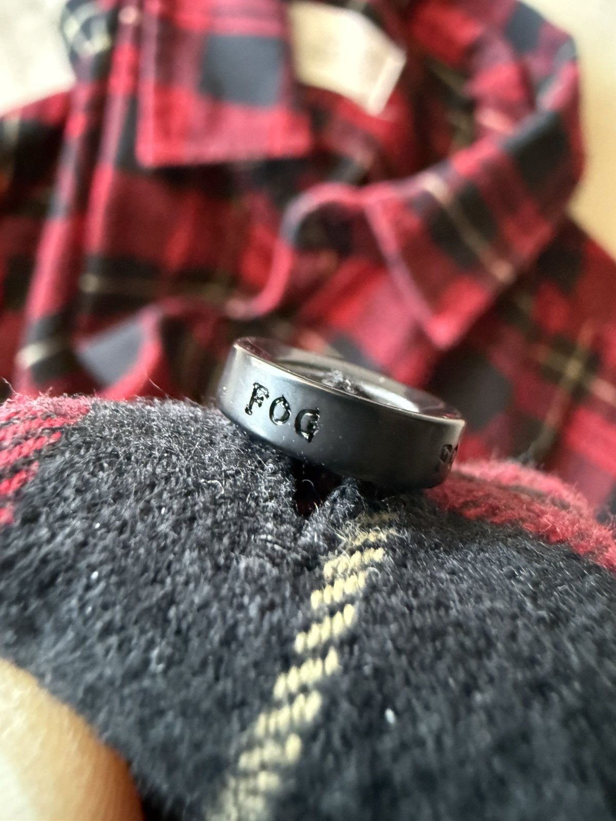 FOG FOG (now Essentials) Collection Two Red Black Flannel XL Size US XL / EU 56 / 4 - 4 Thumbnail