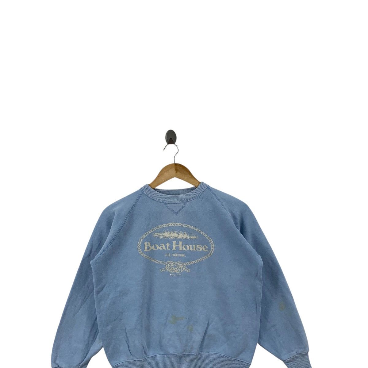 Boathouse Vintage 90’ BOAT HOUSE JAPAN Joymark Blue Sweatshirt Sweater Size M / US 6-8 / IT 42-44 - 2 Thumbnail