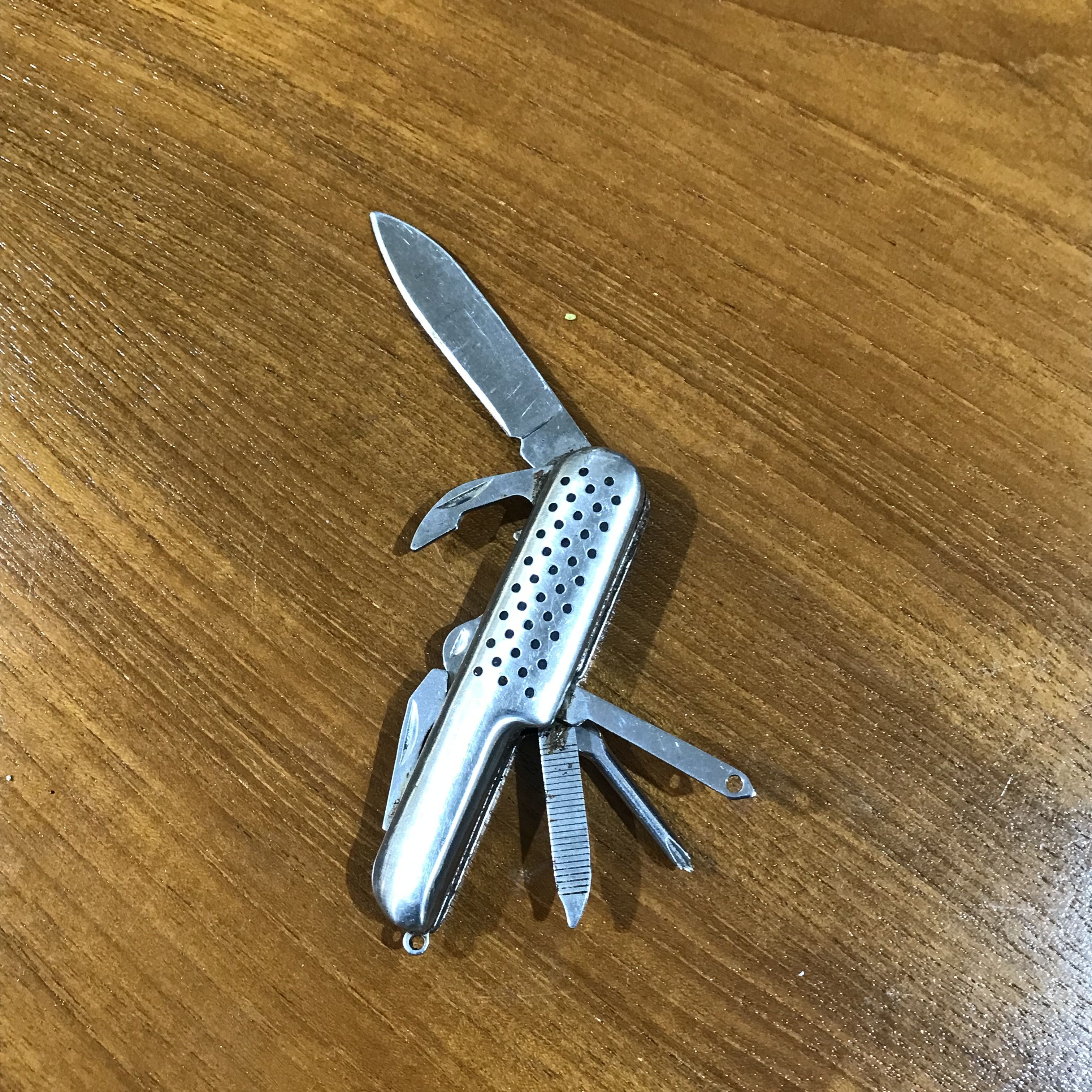 Vintage Vintage european Knife look like Medium Pocket Knife Silver Size ONE SIZE - 7 Thumbnail