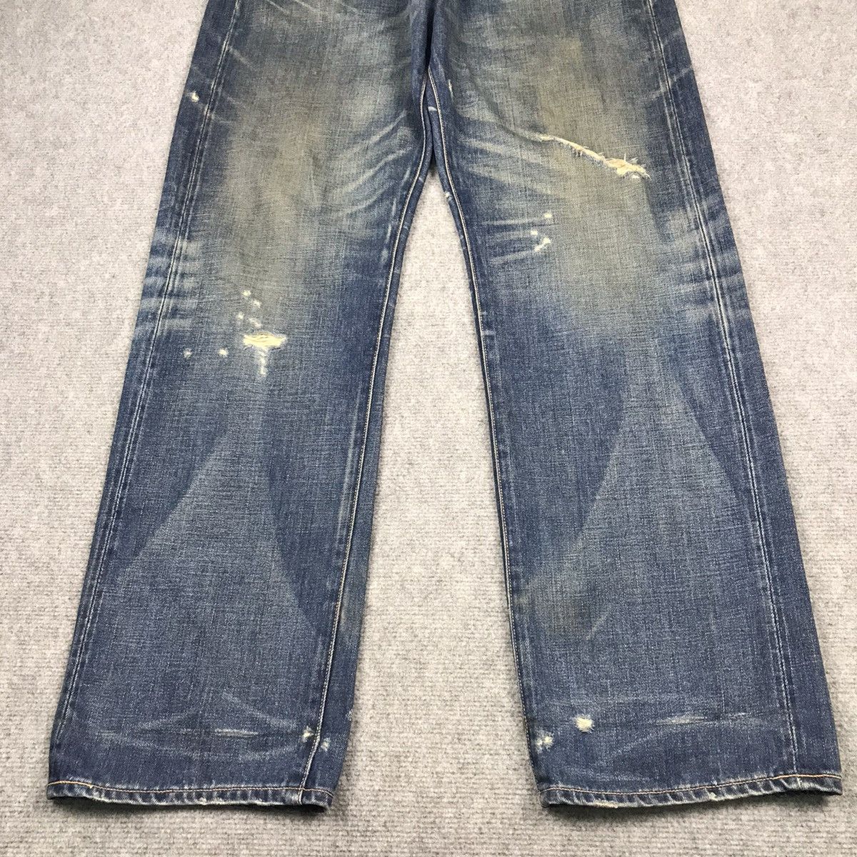 Japanese Brand × Levi's Vintage Clothing VINTAGE LEVIS 33501 DISTRESSED SELVADGE DENIM PANTS 144 Size US 32 / EU 48 - 2 Thumbnail