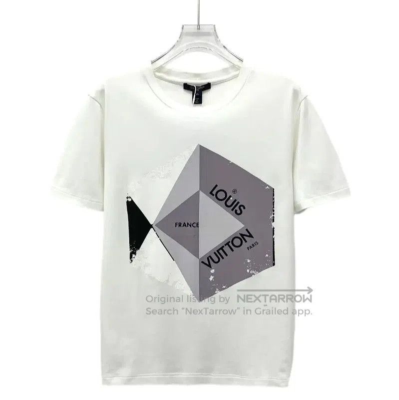 Other Louis Vuitton Men's Large White Cotton T-Shirt . Size US M / EU 48-50 / 2 - 1 Thumbnail