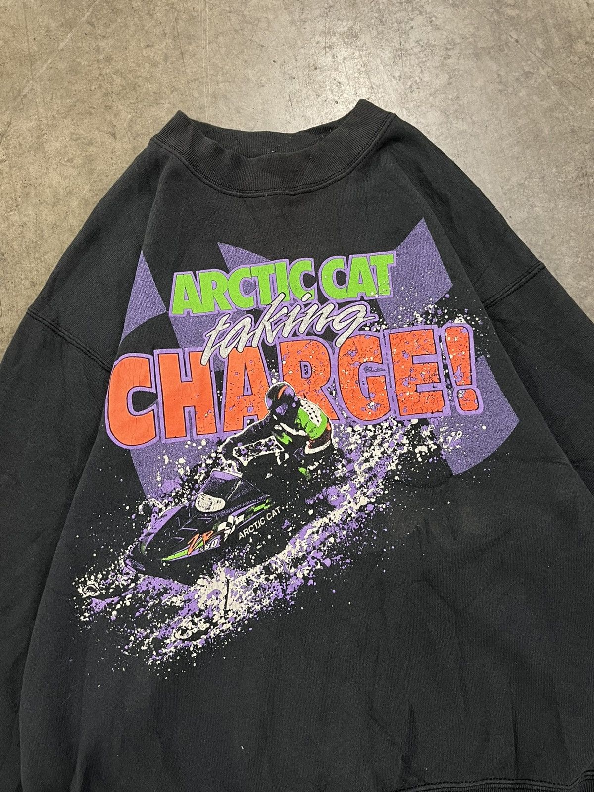 Vintage Vintage 90s Artic cat snowmobile crewneck rare graphic Size US M / EU 48-50 / 2 - 4 Thumbnail