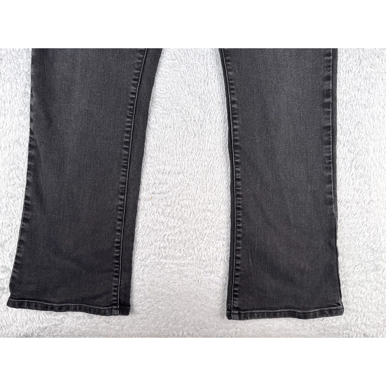Vintage Womens Simply Vera Wang Jeans 12 Black Bootcut Denim Cotton Blend Mid Rise 32x30 Size 34" / US 12 / IT 48 - 2 Thumbnail