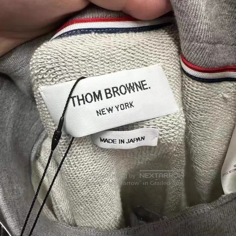 Thom Browne Thom Browne size 0 Gray Fleece Pants Size US 27 - 2 Thumbnail