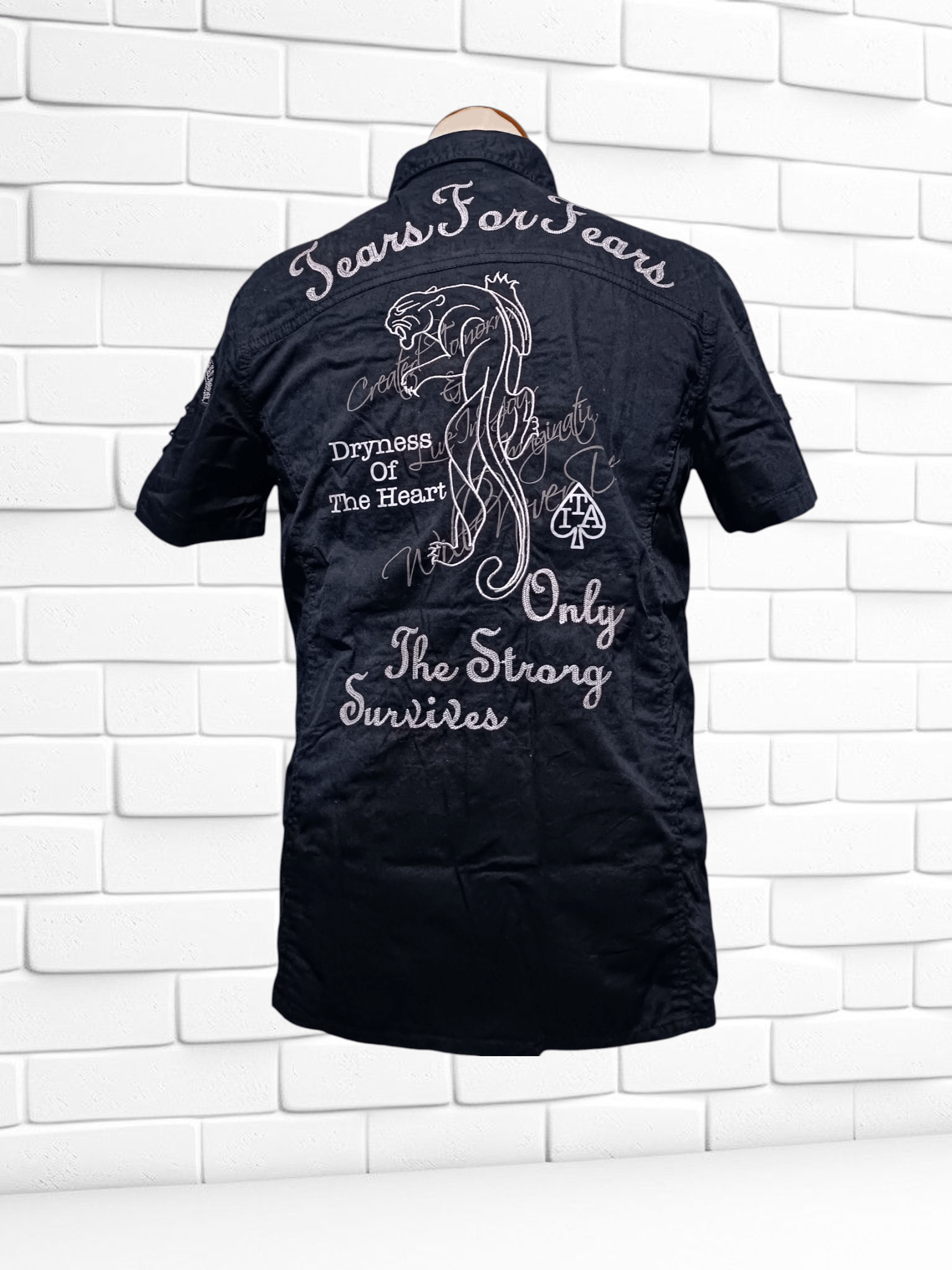 In The Attic In The Attic Short Sleeve Shirt "Tears For Fears" Size US M / EU 48-50 / 2 - 3 Thumbnail
