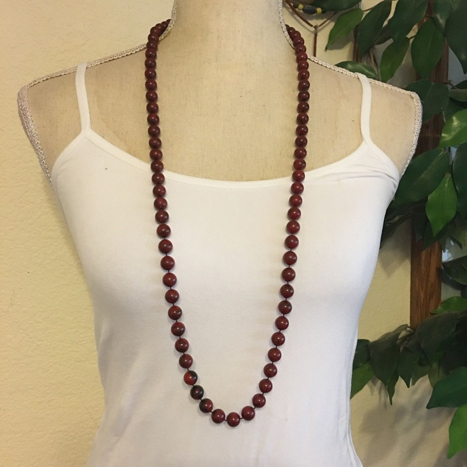 Jewelry Vintage 60s Sarah Coventry marble bead necklace Size ONE SIZE - 3 Thumbnail