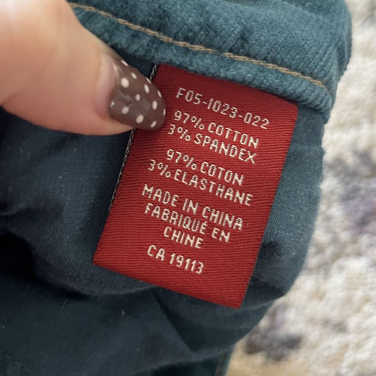 Vintage Vintage Corduroy Pants Size 27" / US 4 / IT 40 - 5 Thumbnail
