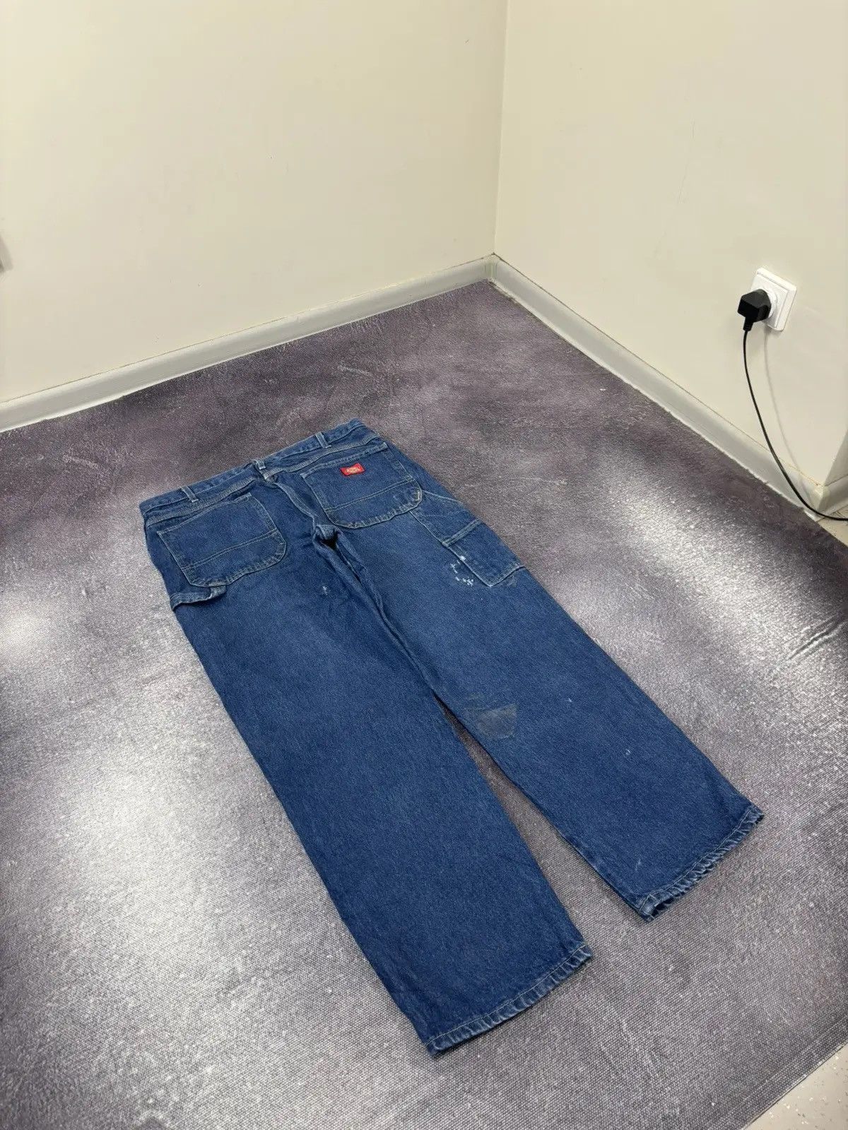 Dickies × Vintage Vintage Dickies American Blue Denim Work Hype Baggy Jeans Size US 36 / EU 52 - 3 Thumbnail